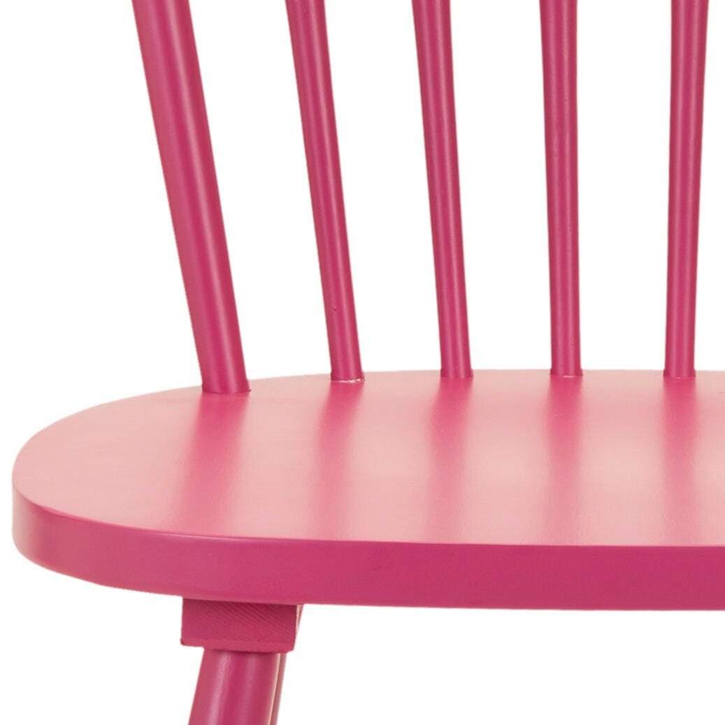 Robbin 17" Spindle Dining Chair (Set of 2), Raspberry, large