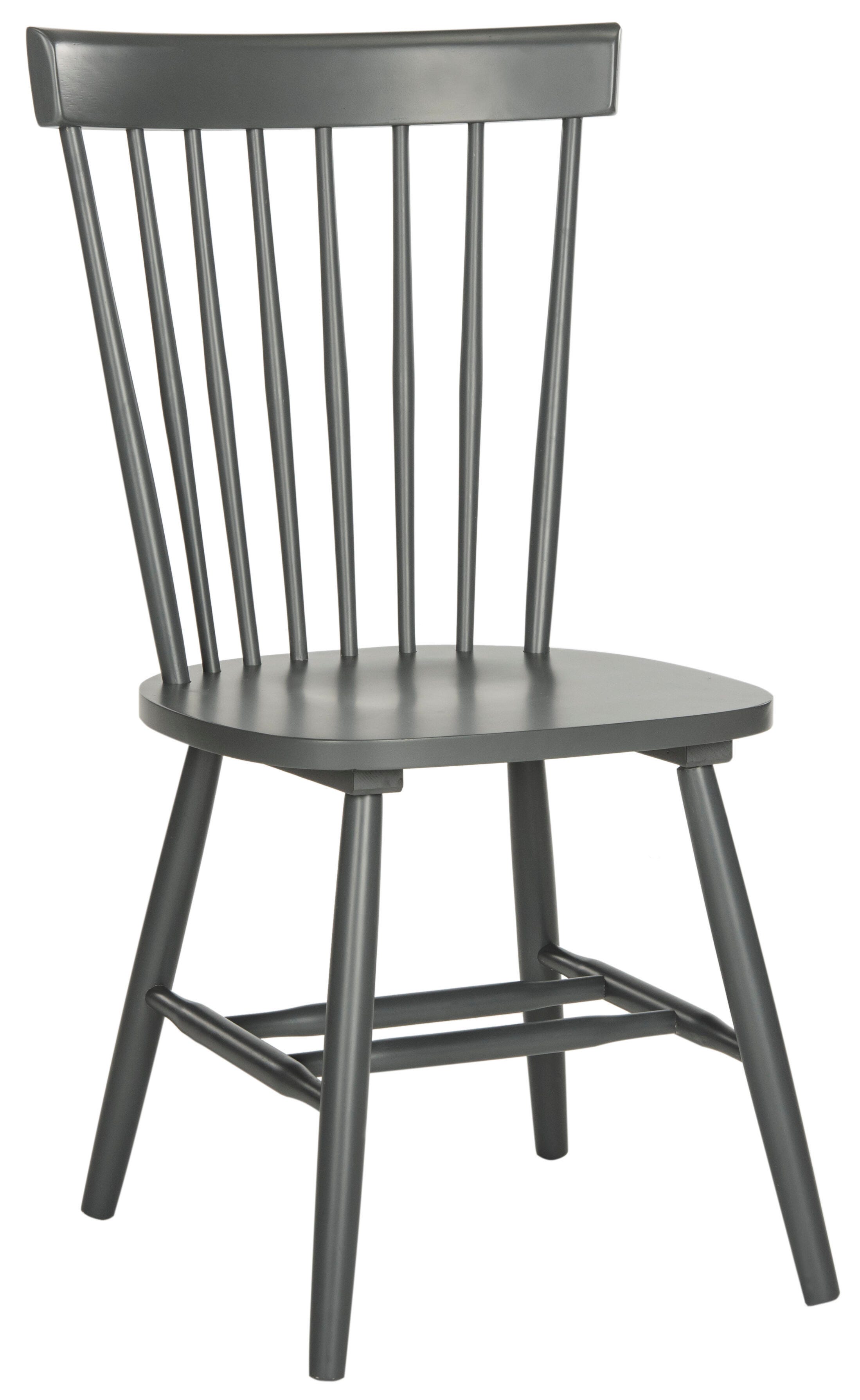 Robbin 17" Spindle Dining Chair (Set of 2), Charcoal Gray, large
