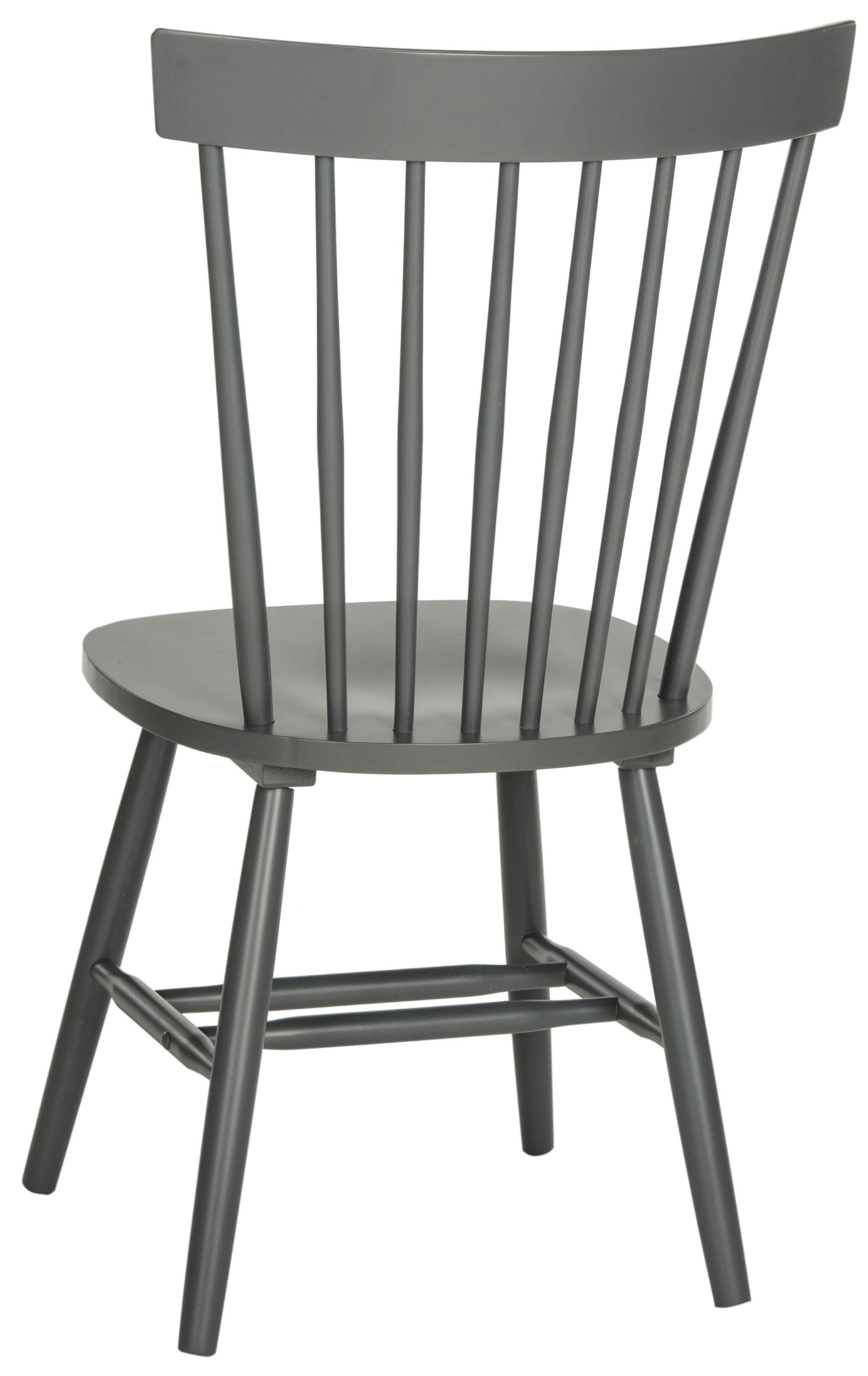 Robbin 17" Spindle Dining Chair (Set of 2), Charcoal Gray, large
