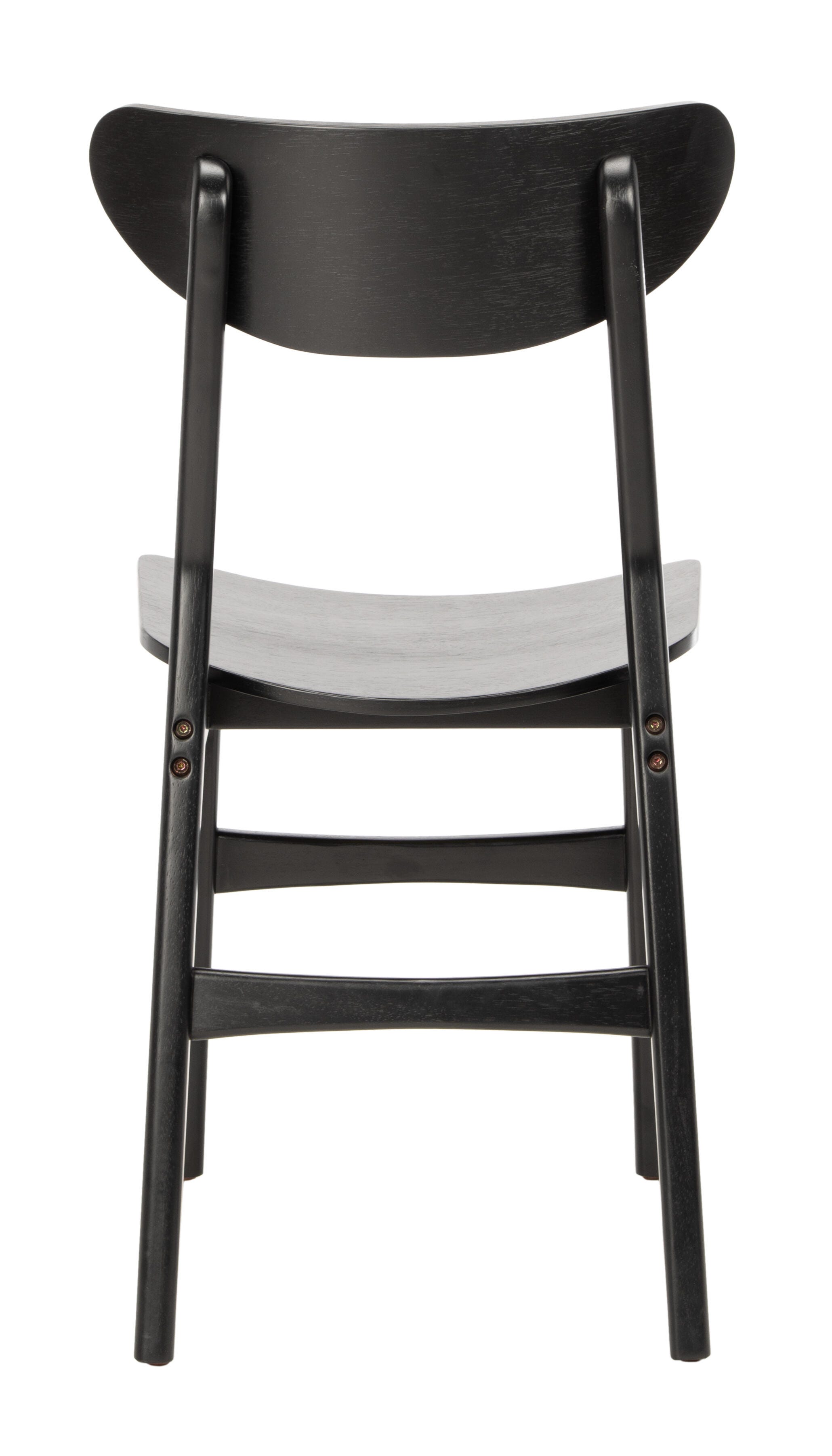 Boyle Mid Century Modern Dining Chair (Set of 2), Black, large