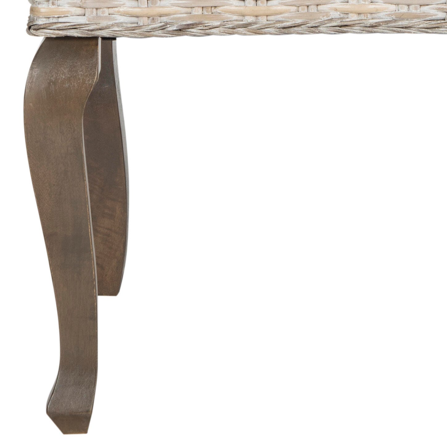 Tintori 18" Wicker Dining Chair (Set of 2), White Wash, large