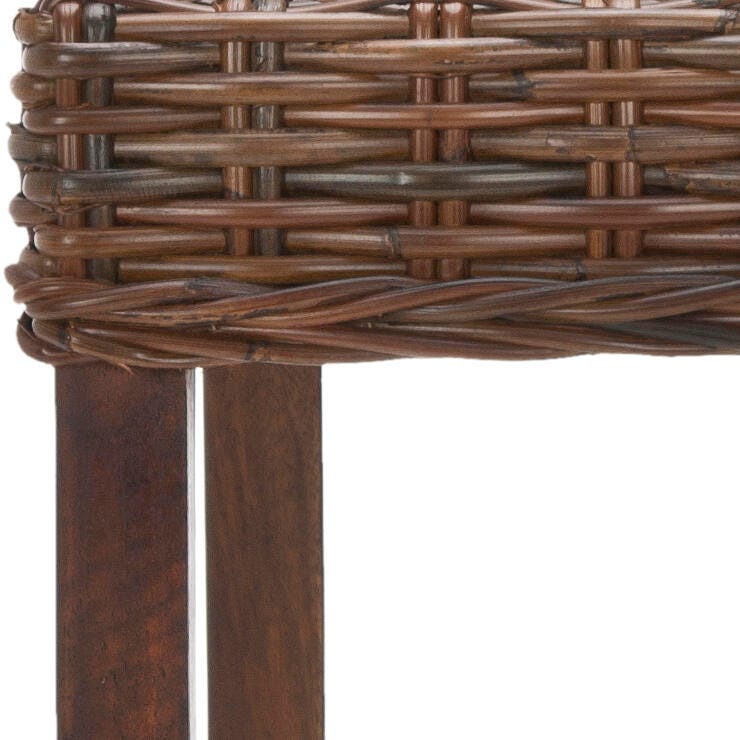 Porto Rattan Bar Stool, Brown, large