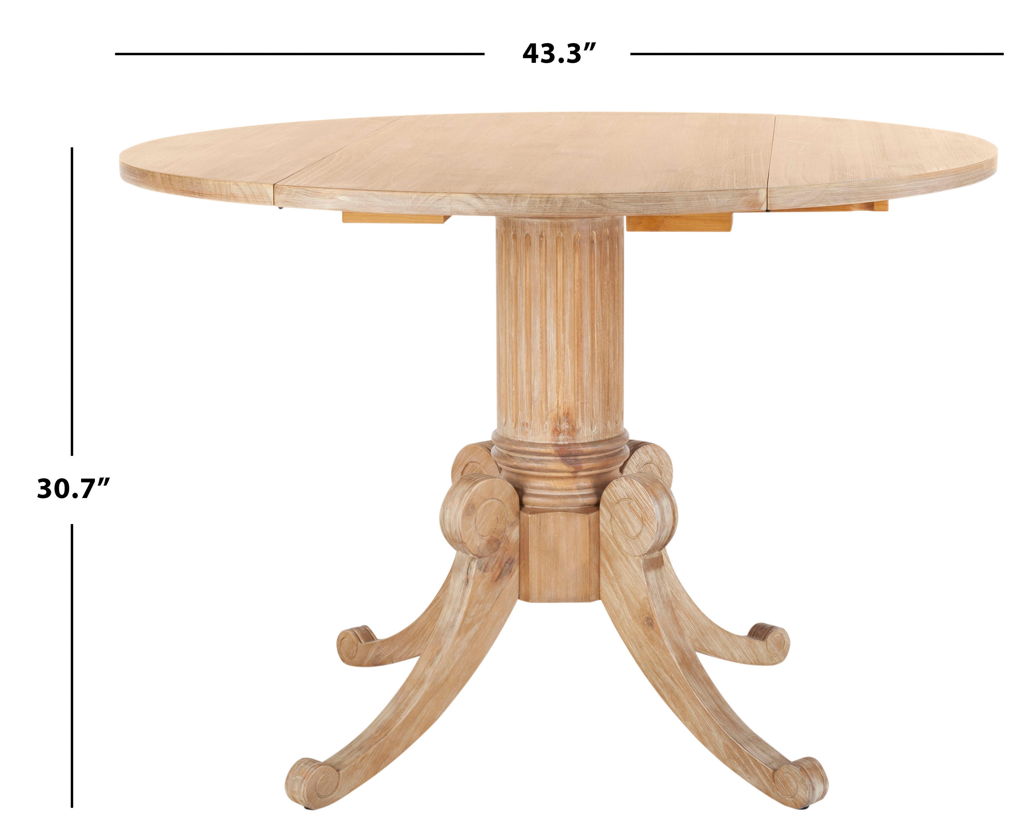 Clarity Drop Leaf Dining Table, Rustic Natural, large