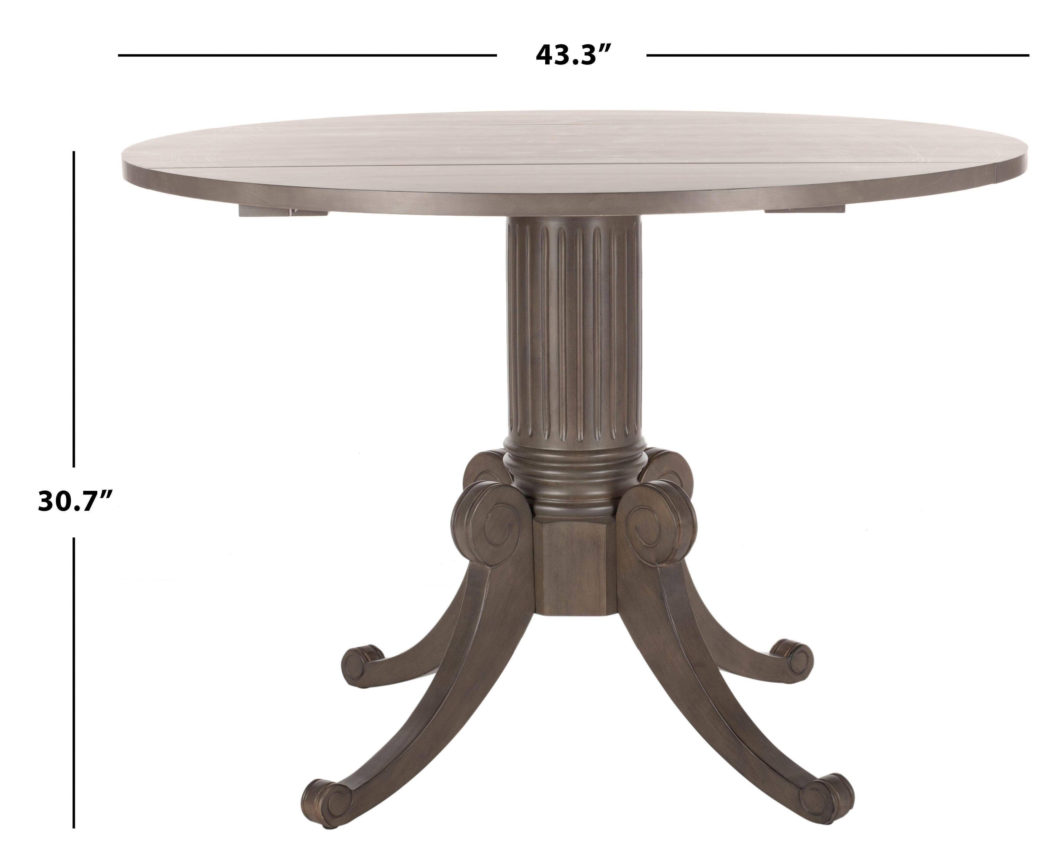 Clarity Drop Leaf Dining Table, Gray Wash, large