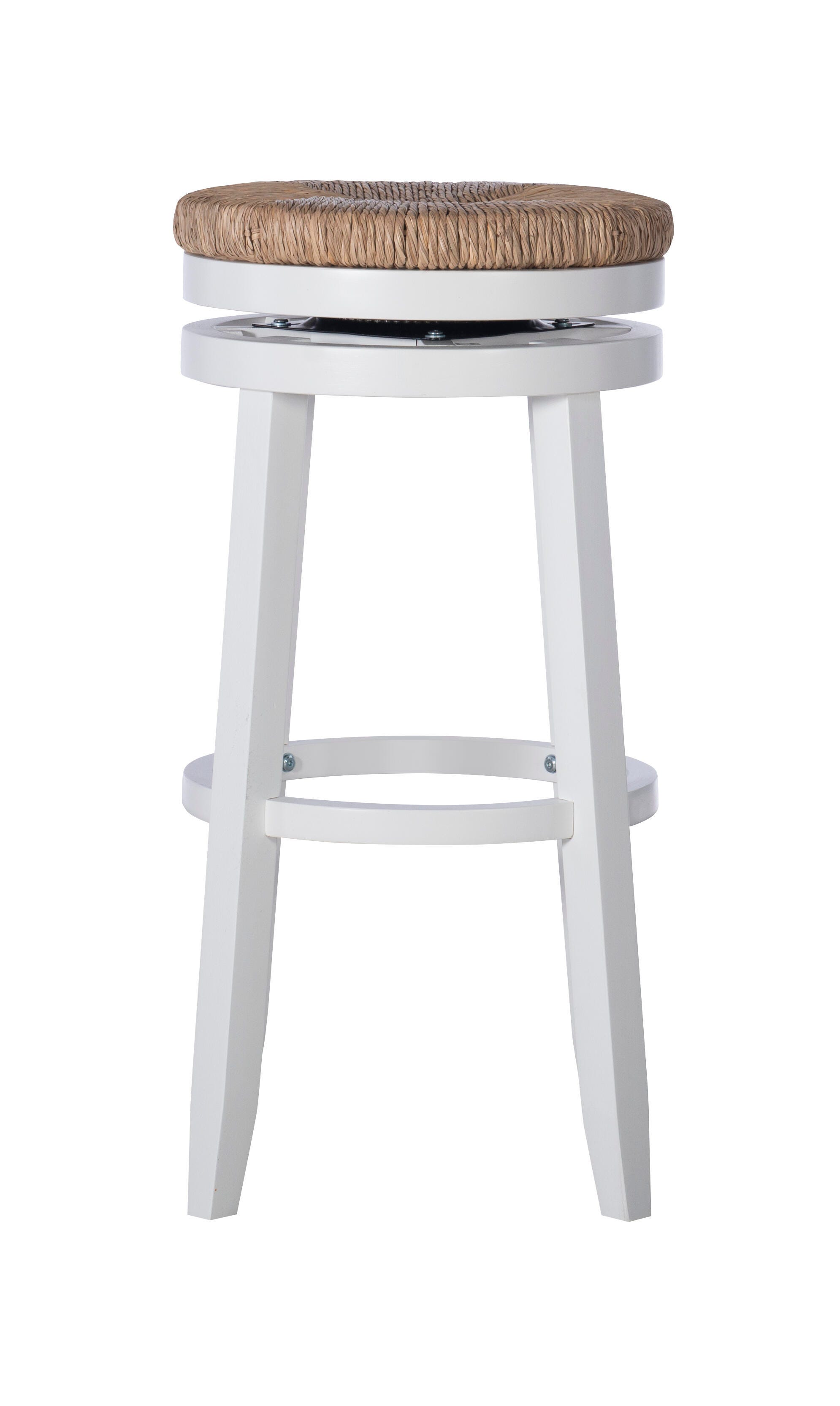 Linon Shae Bar Stool, White, large
