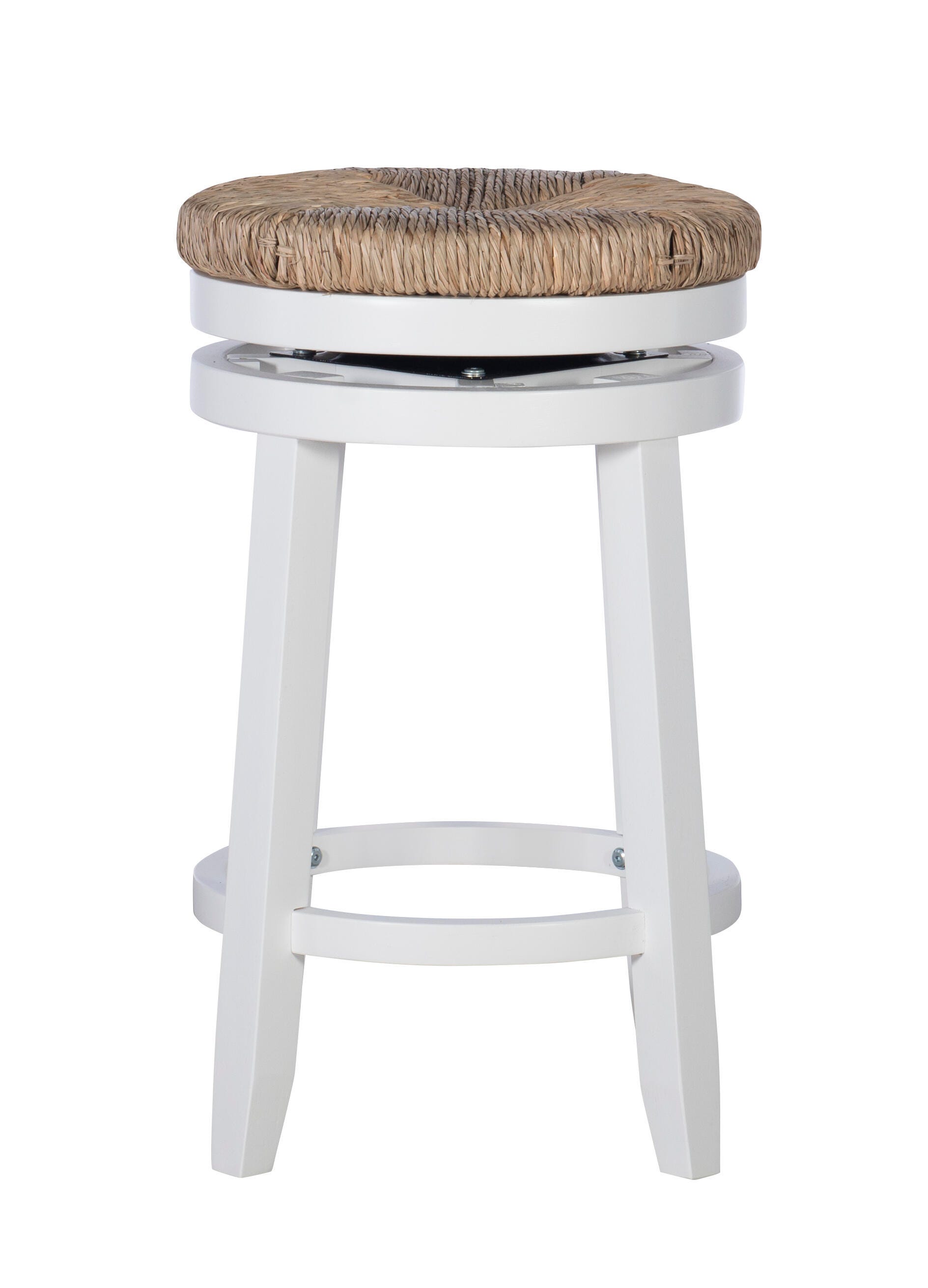 Linon Shae Counter Stool, White, large