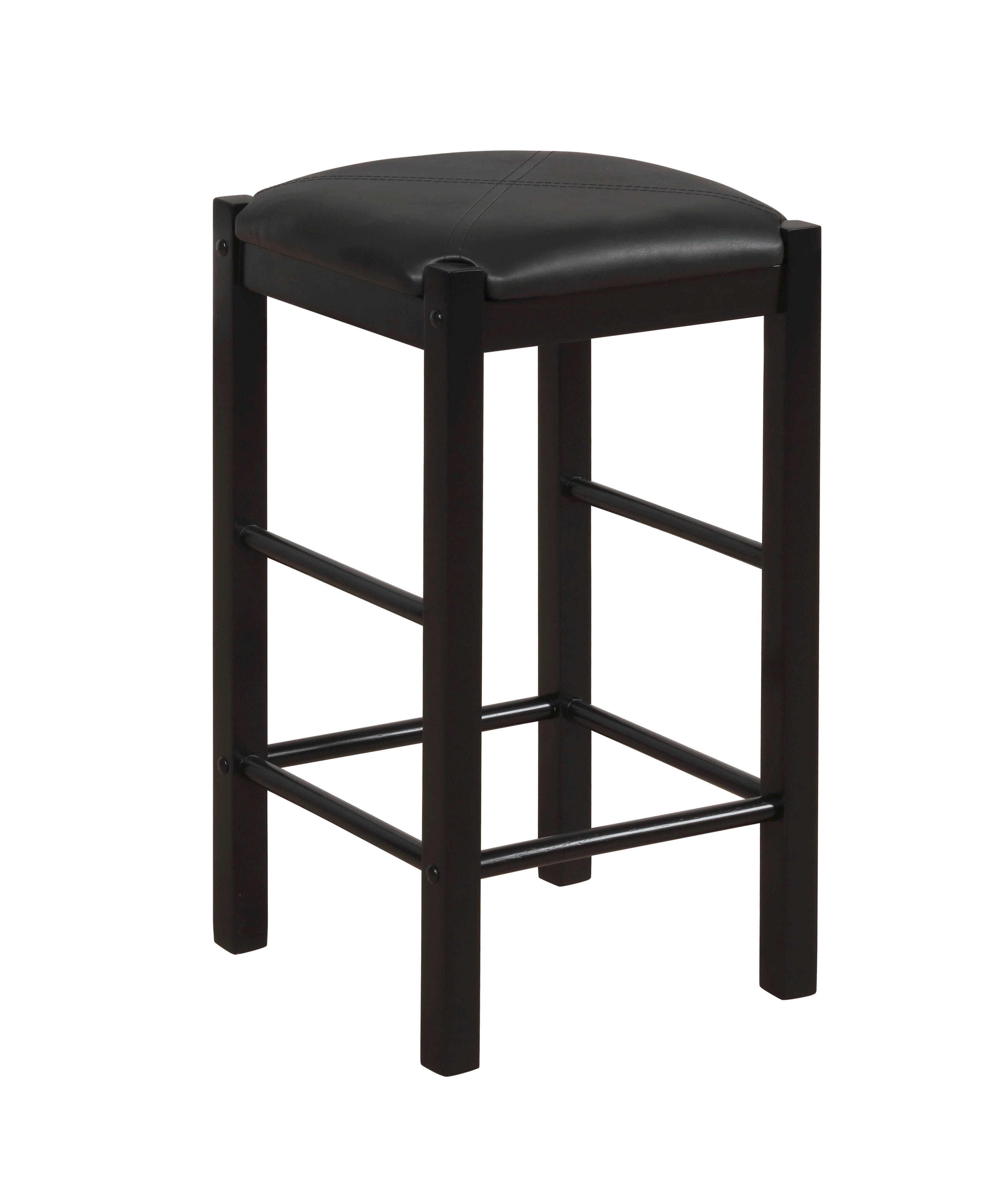Linon Iris 3 Piece Tavern Dining Set, Black, large