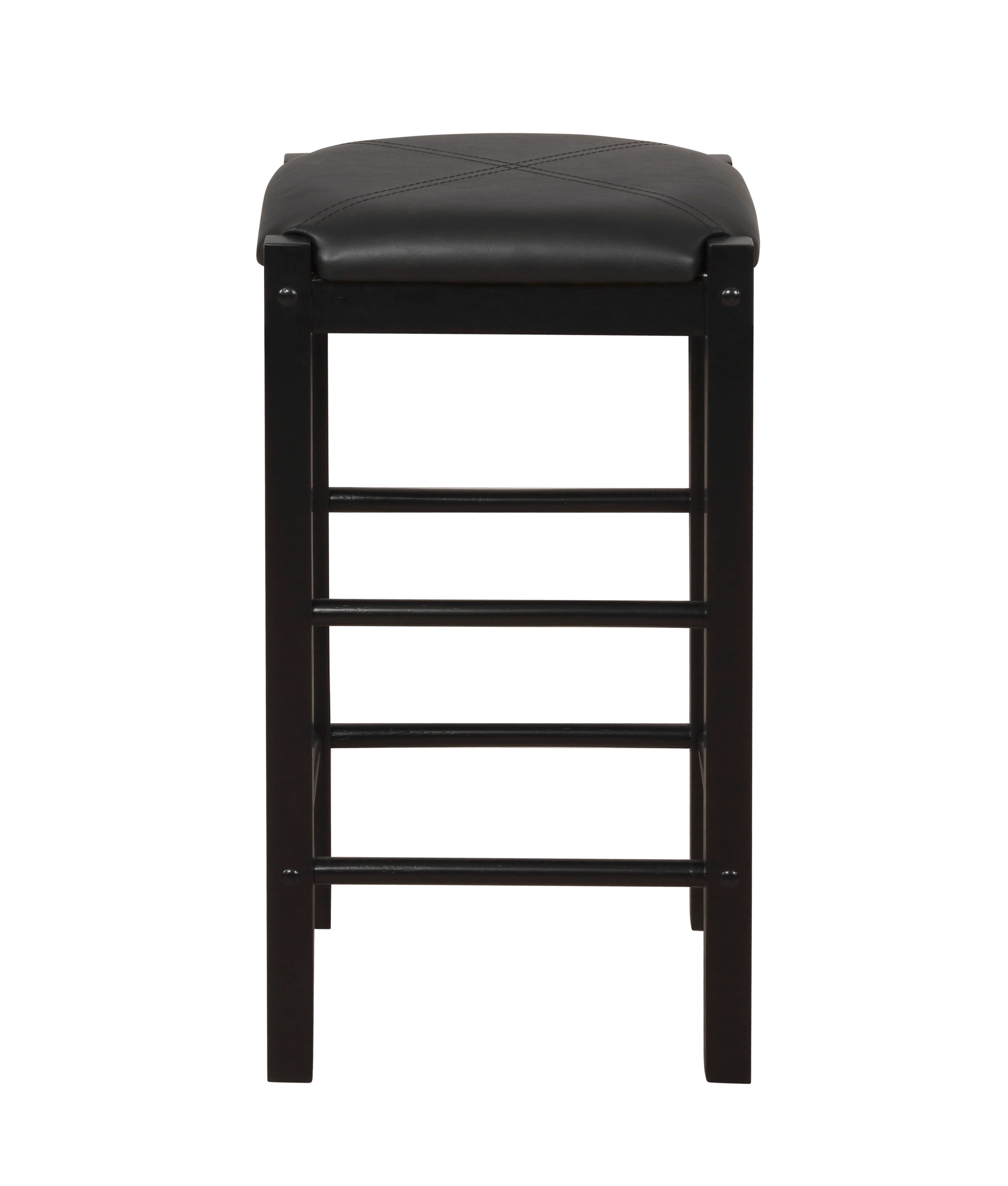 Linon Iris 3 Piece Tavern Dining Set, Black, large