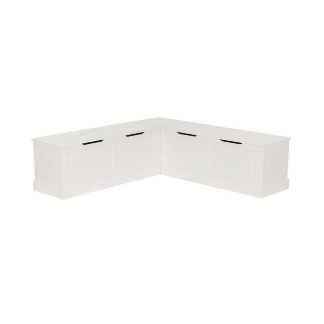 Linon 62" Landin Backless Corner Breakfast Nook