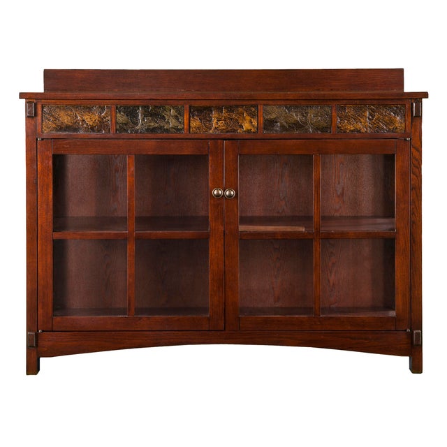 Southern Enterprises Furniture Paston Sideboard and Display Curio