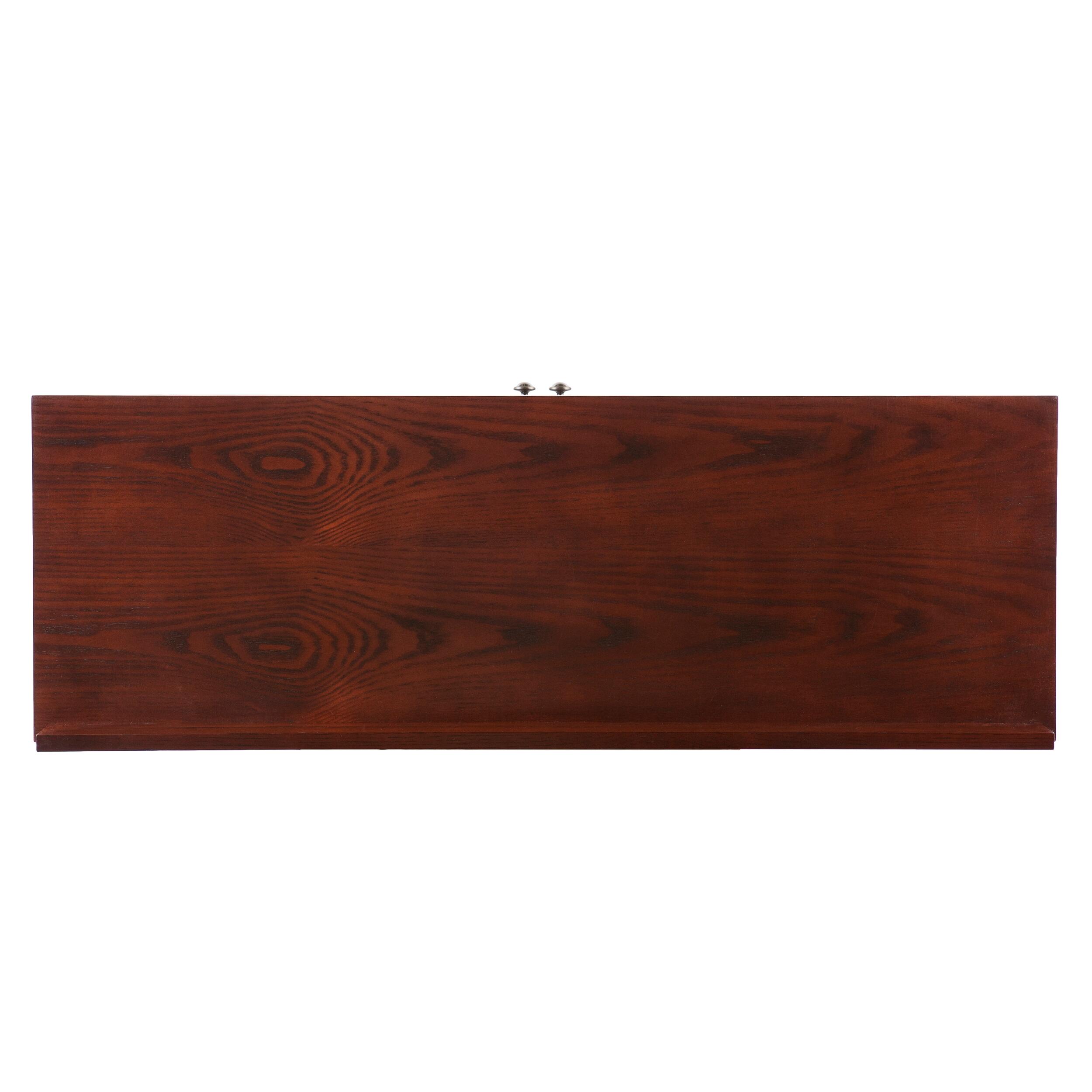 Paston Paston Mission Faux Slate Sideboard and Display Curio, , large