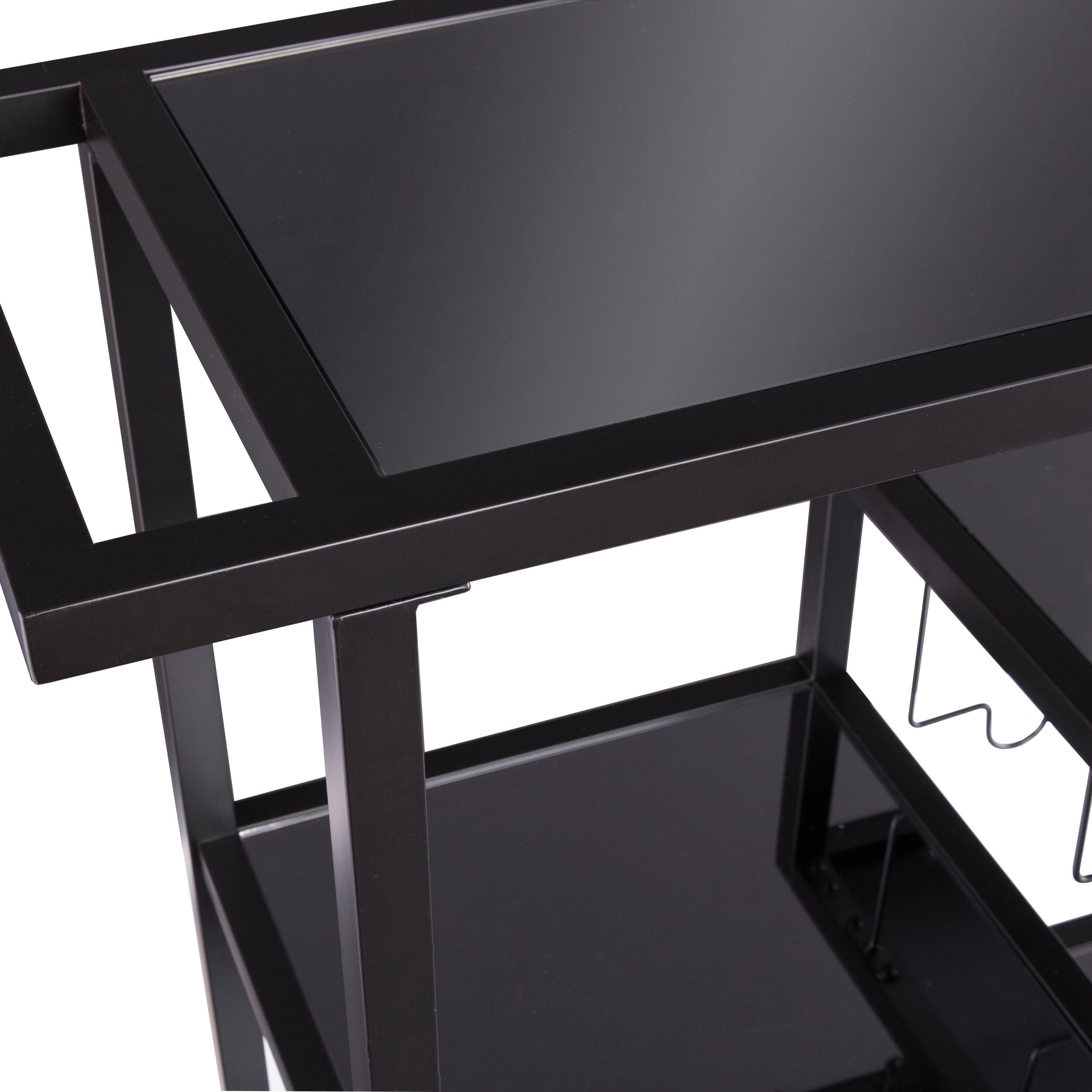 Holly & Martin Bar Cart, Black, large