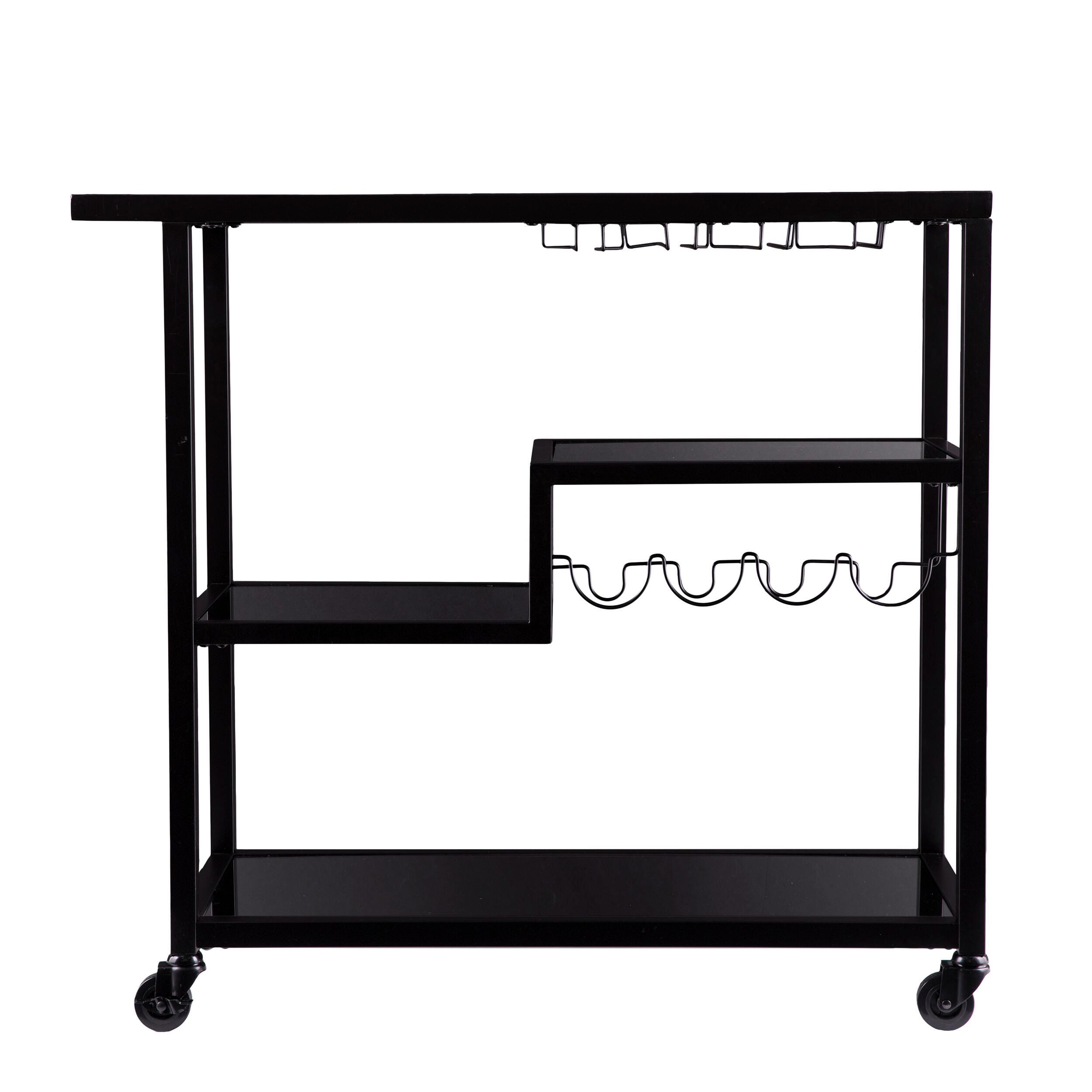 Holly & Martin Bar Cart, Black, large