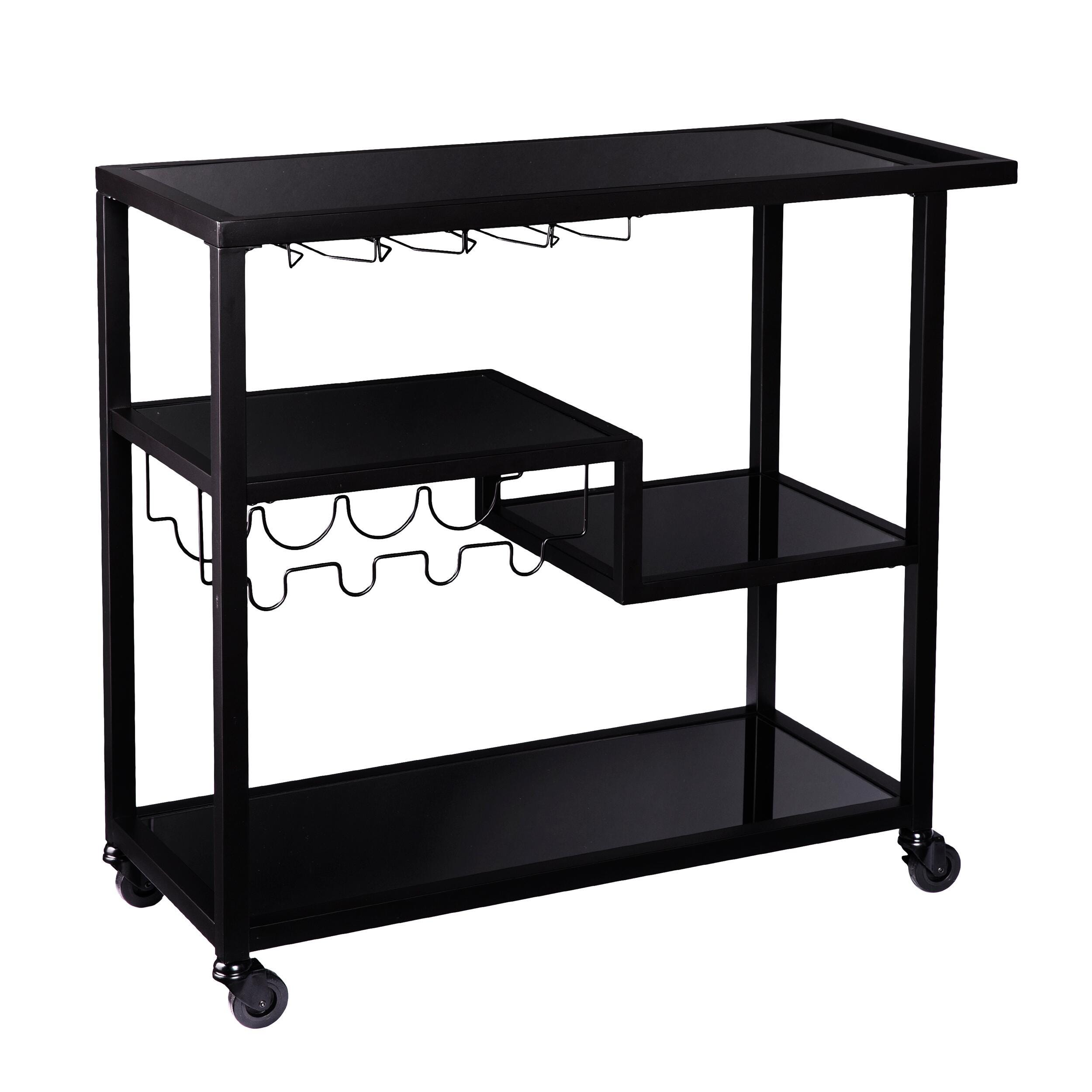 Holly & Martin Bar Cart, Black, large
