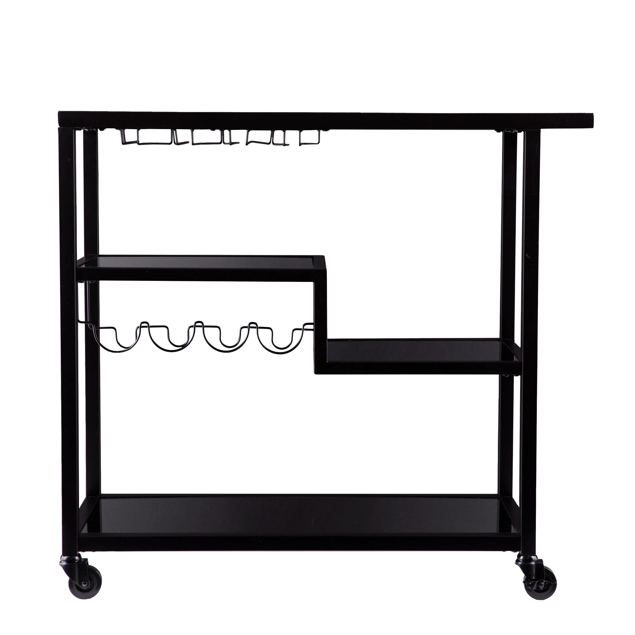Holly & Martin Bar Cart, Black, large