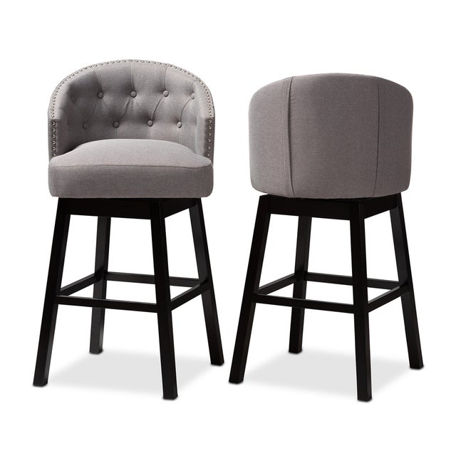 Baxton Studio Theron Bar Stool (Set of 2)