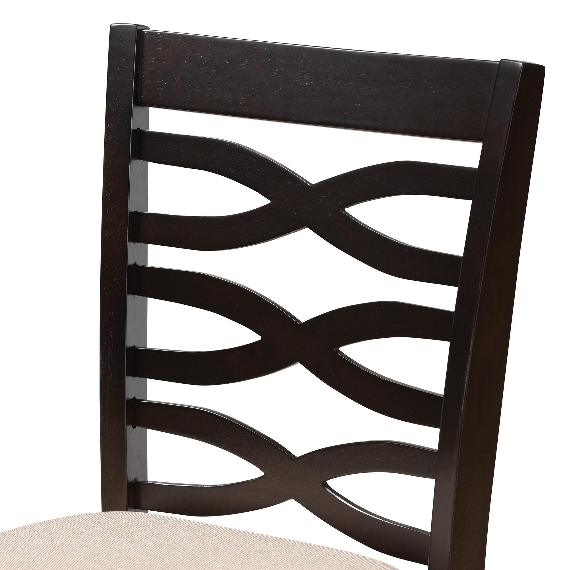 Lanier Counter Height Pub Chair Set, Espresso, large