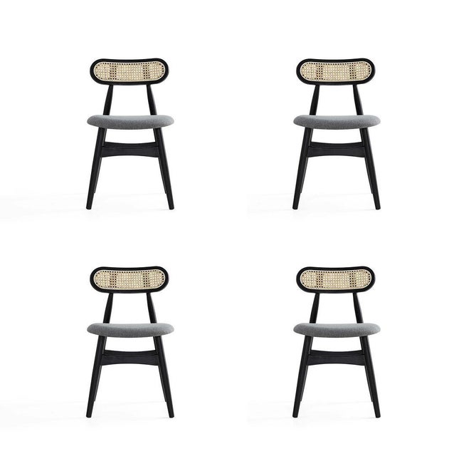 Manhattan Comfort Colbert Upholstered Dining Chair (Set of 4)