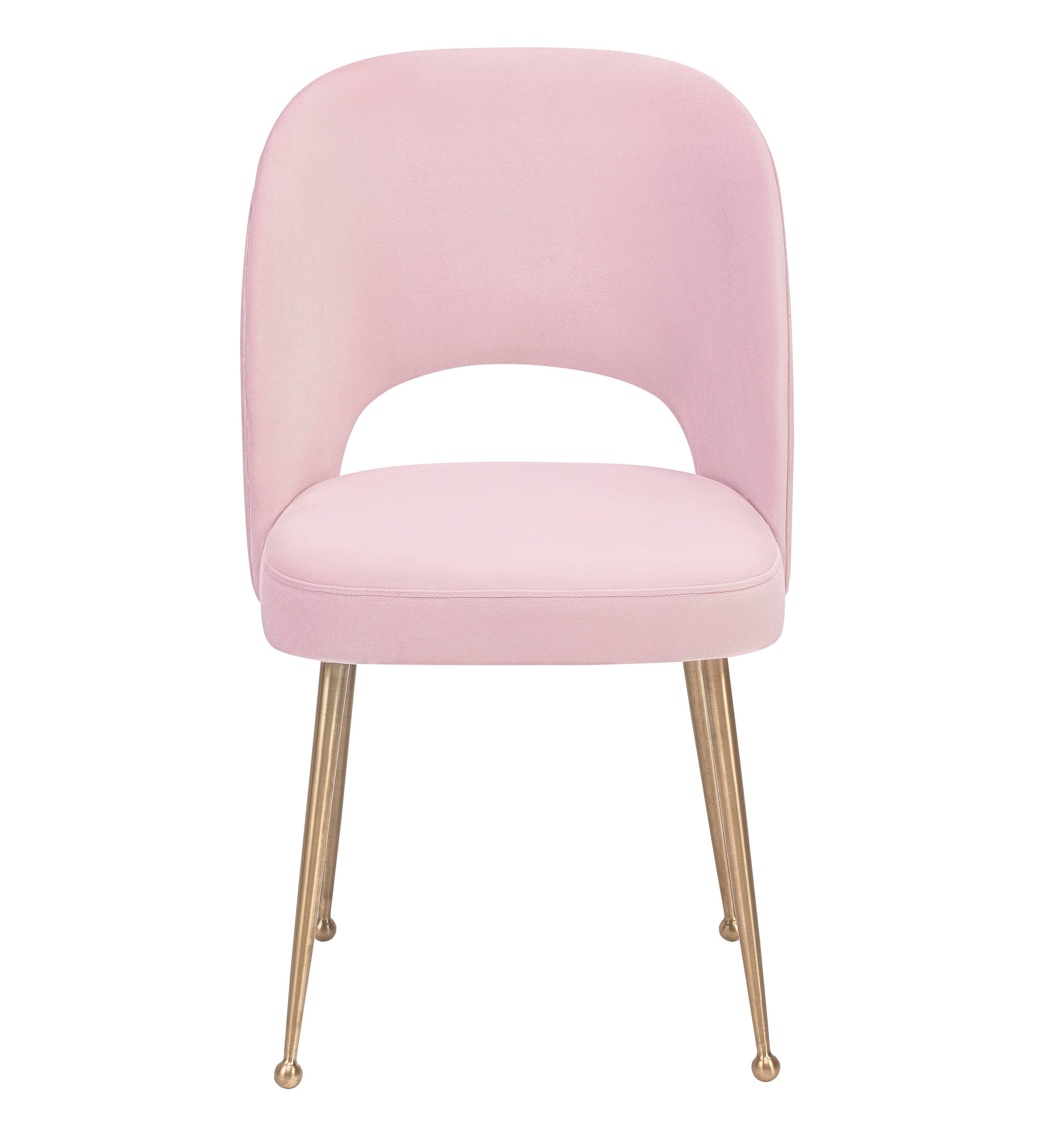 Swell Swell Blush Velvet Chair, Pink, large