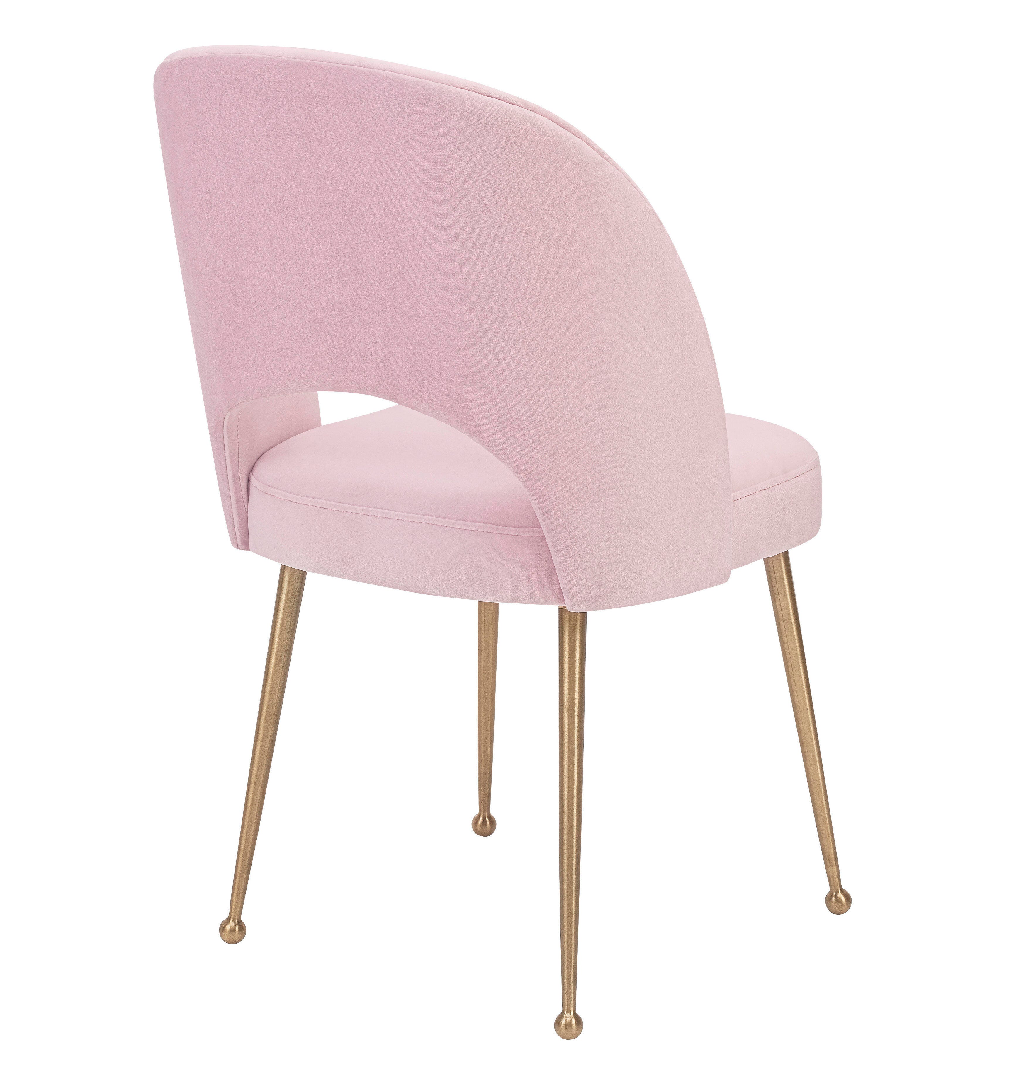 Swell Swell Blush Velvet Chair, Pink, large