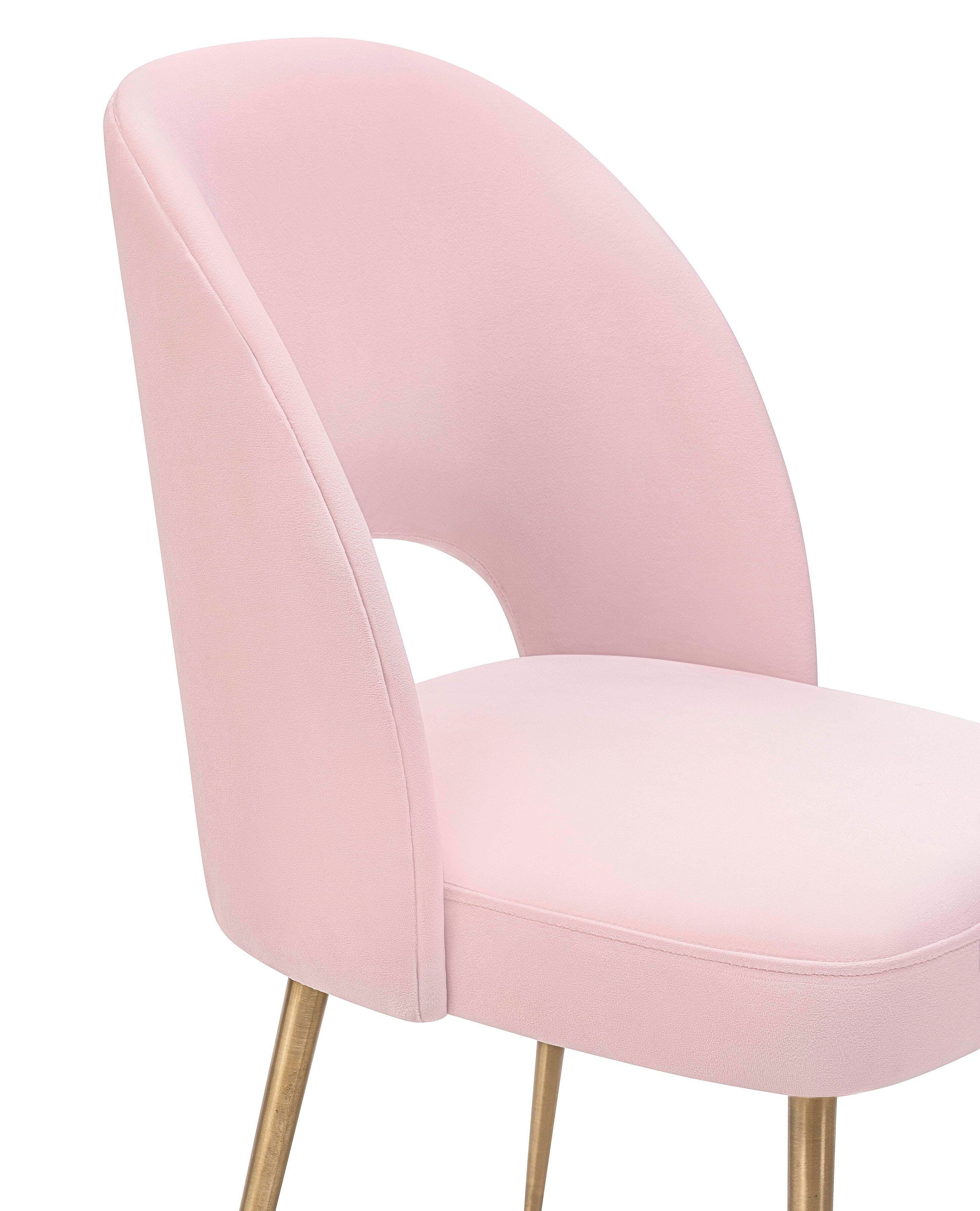 Swell Swell Blush Velvet Chair, Pink, large