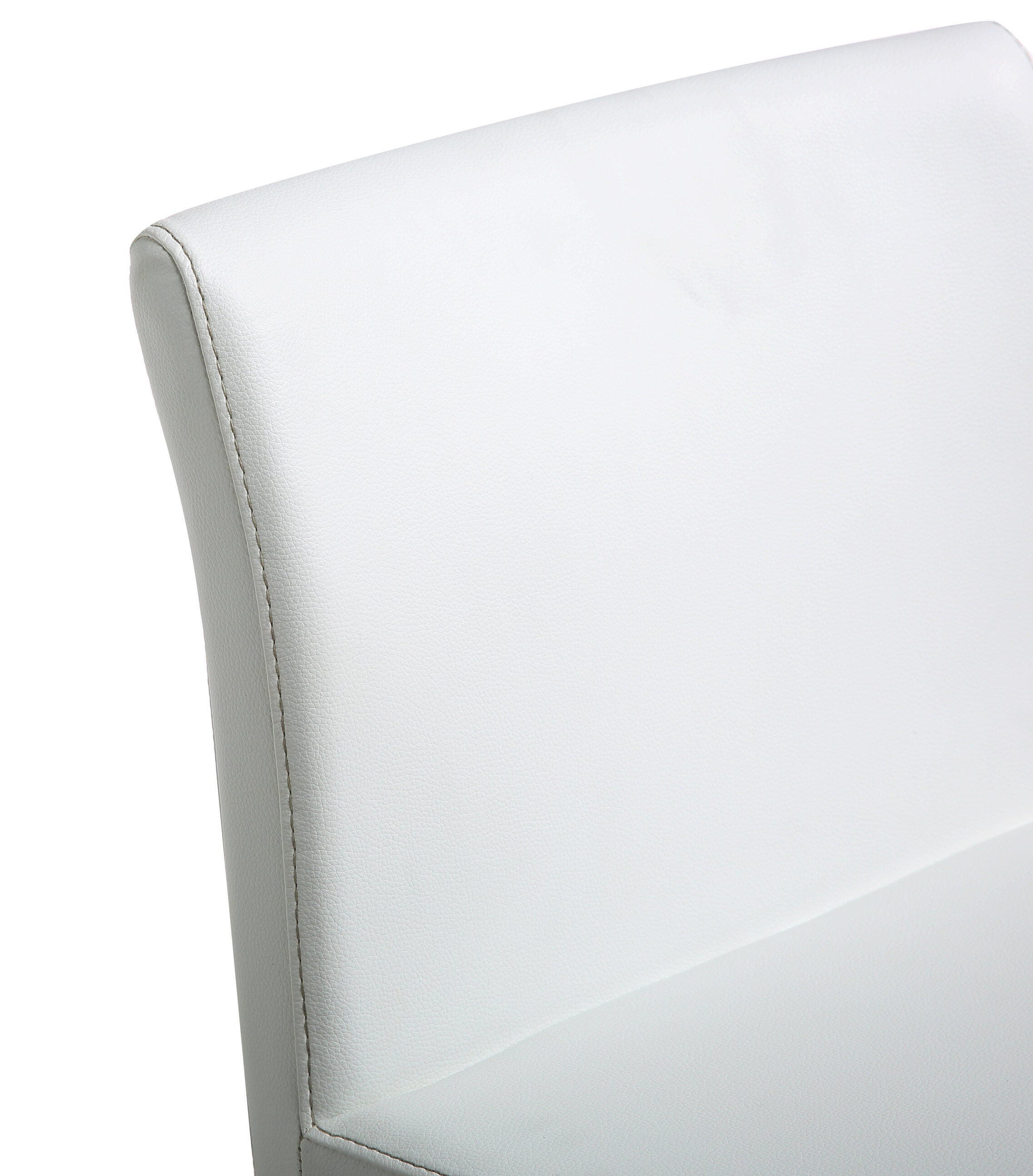 Denmark Denmark White Gold Steel Counter Stool (Set of 2), White, large