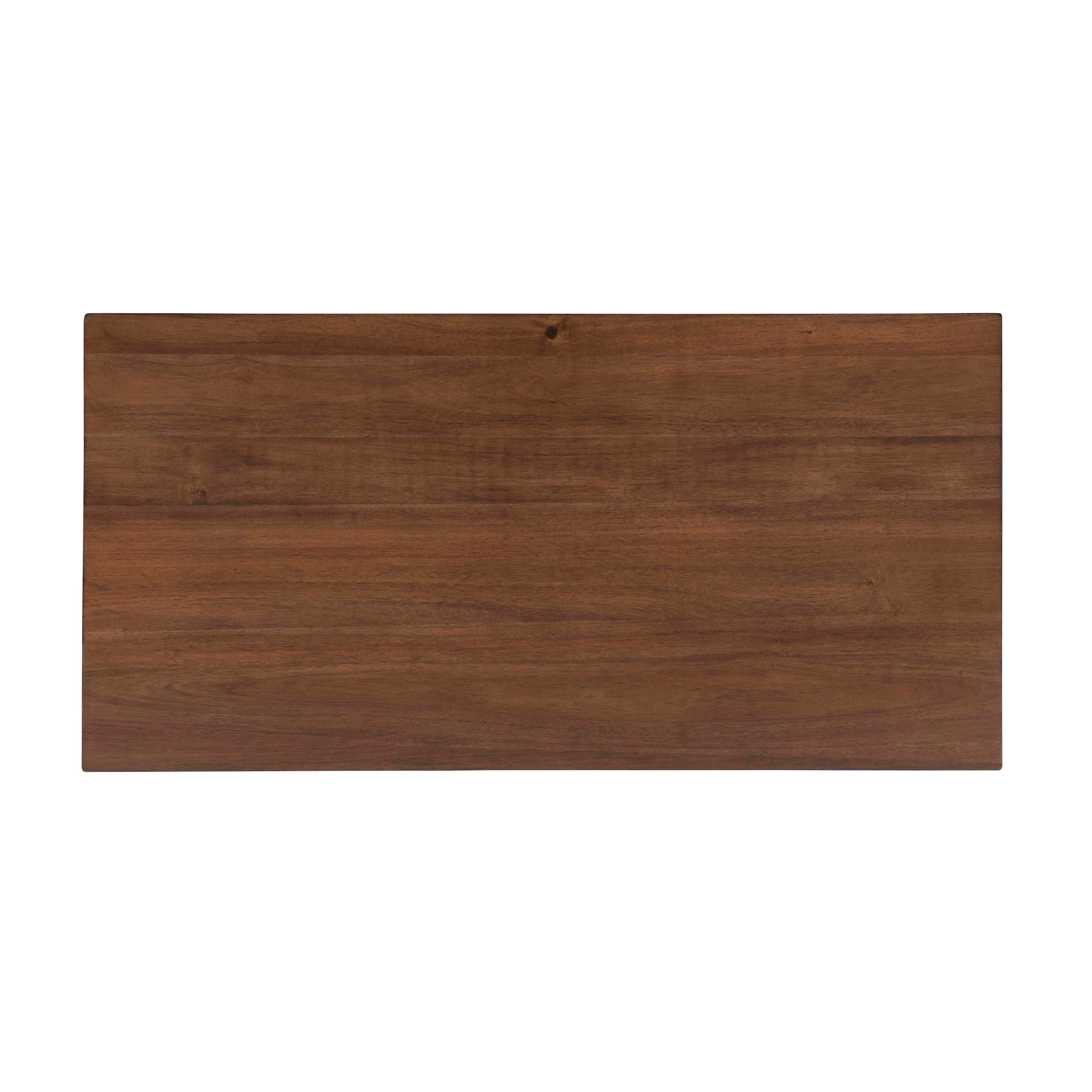 Linon Claridge Counter Height Pub Table, Rustic Brown, large