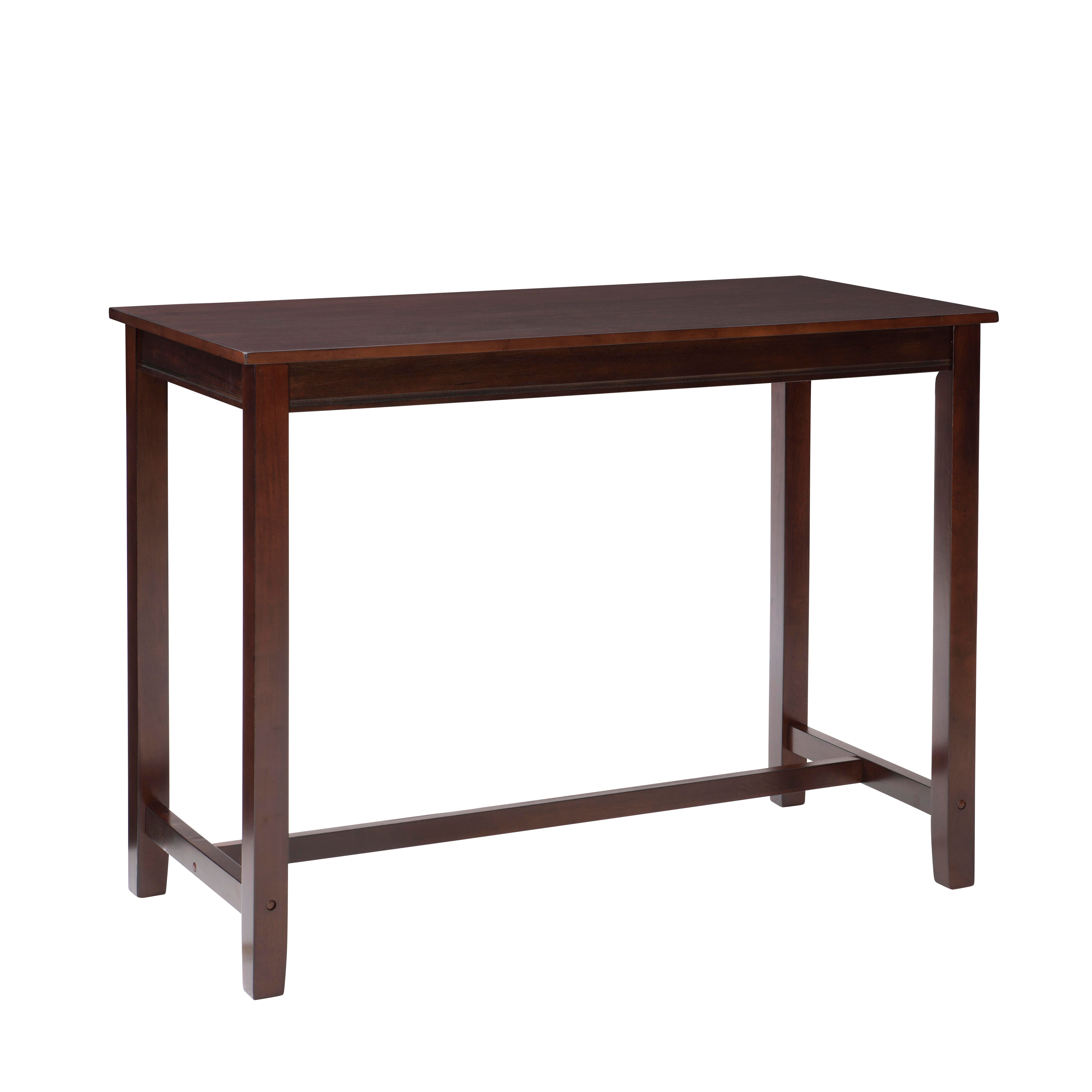 Linon Claridge Bar Height Pub Table, Espresso, large