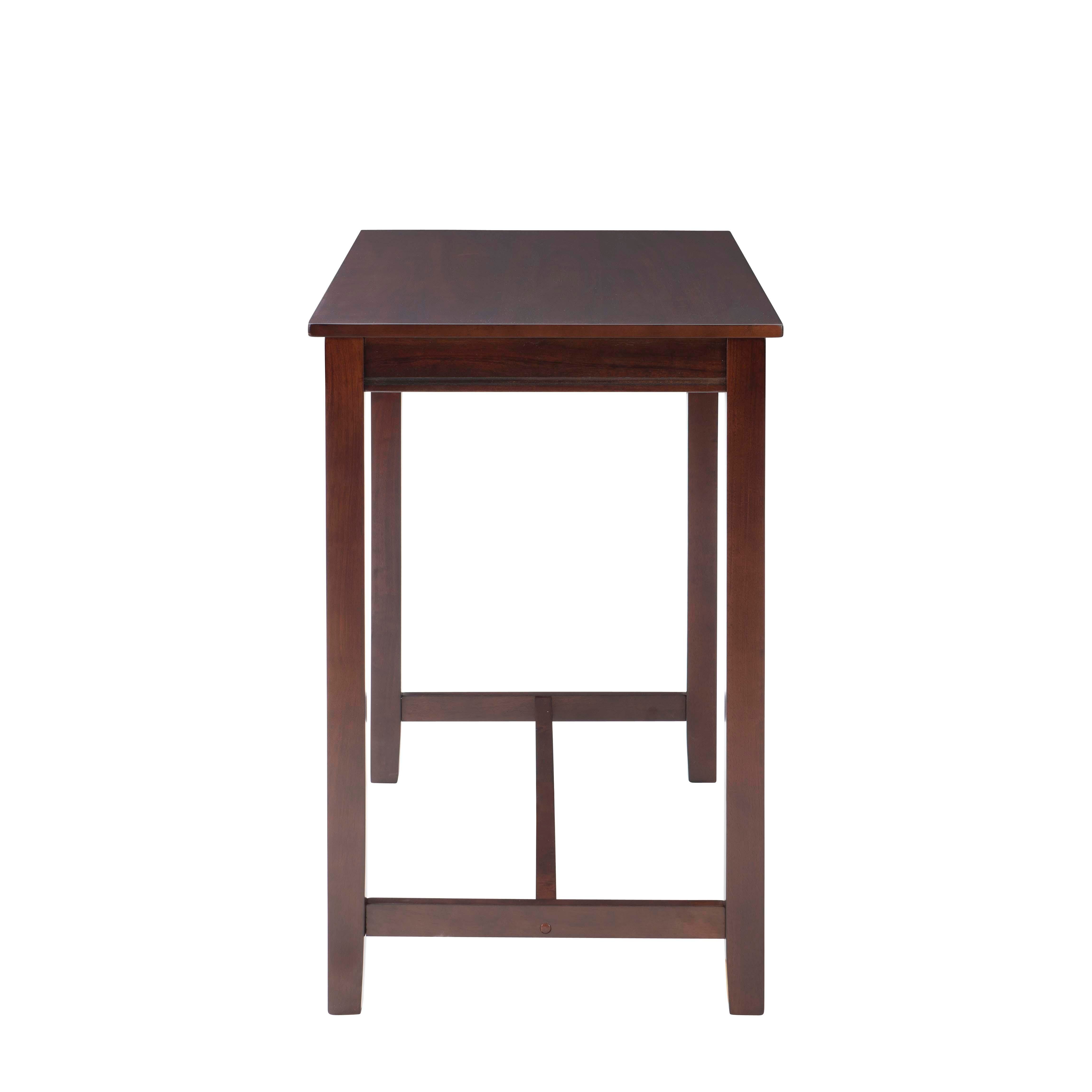 Linon Claridge Bar Height Pub Table, Espresso, large