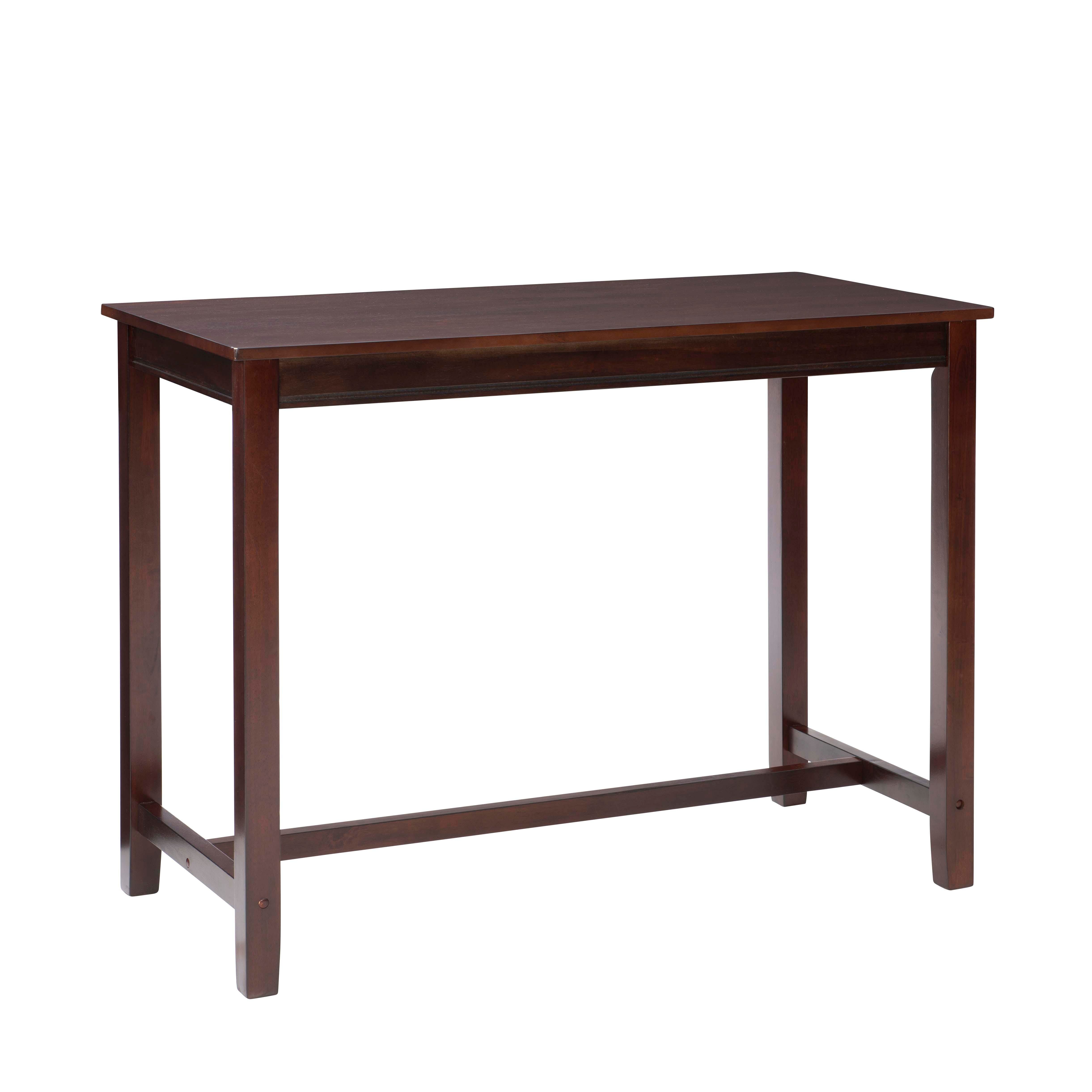 Linon Claridge Bar Height Pub Table, Espresso, large