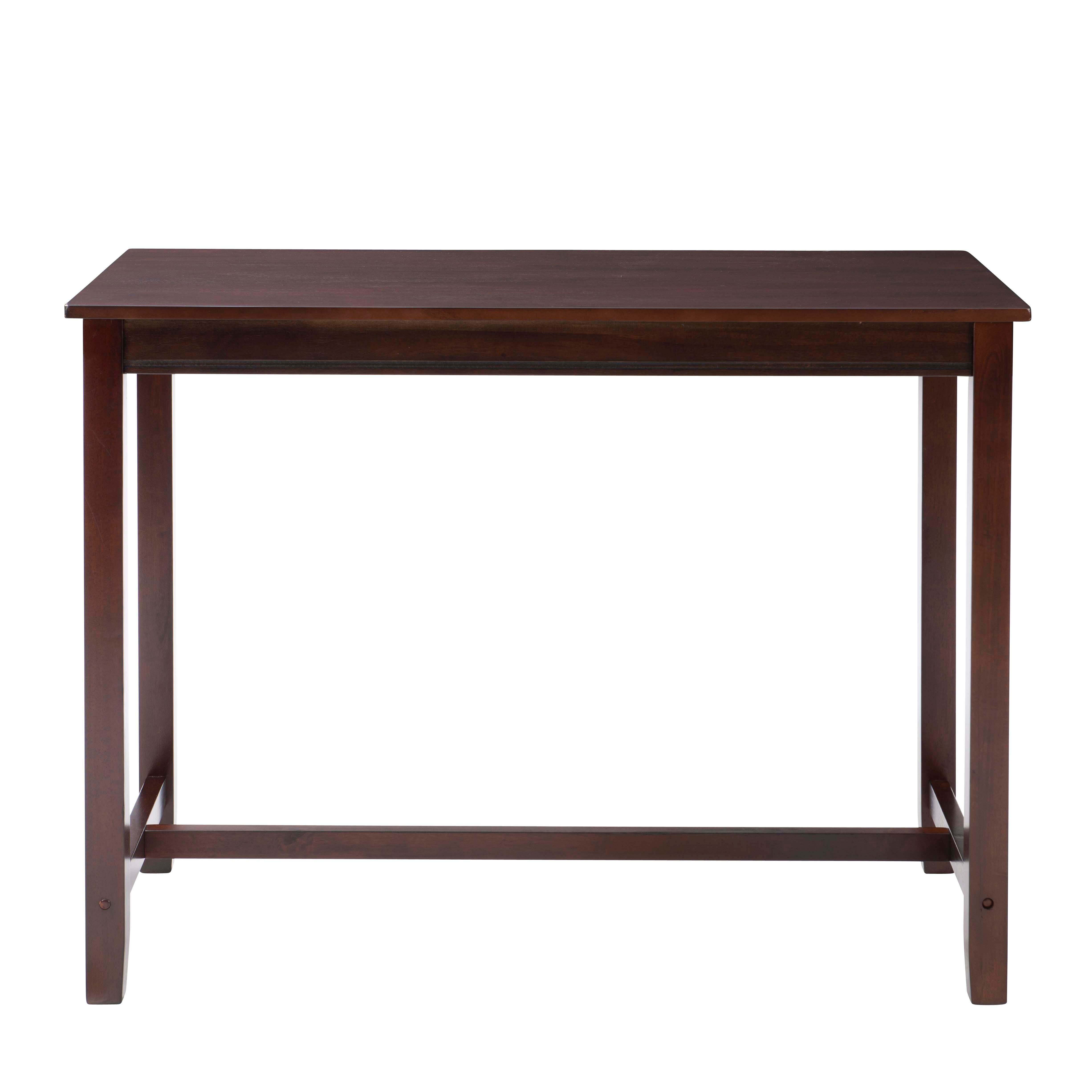 Linon Claridge Bar Height Pub Table, Espresso, large