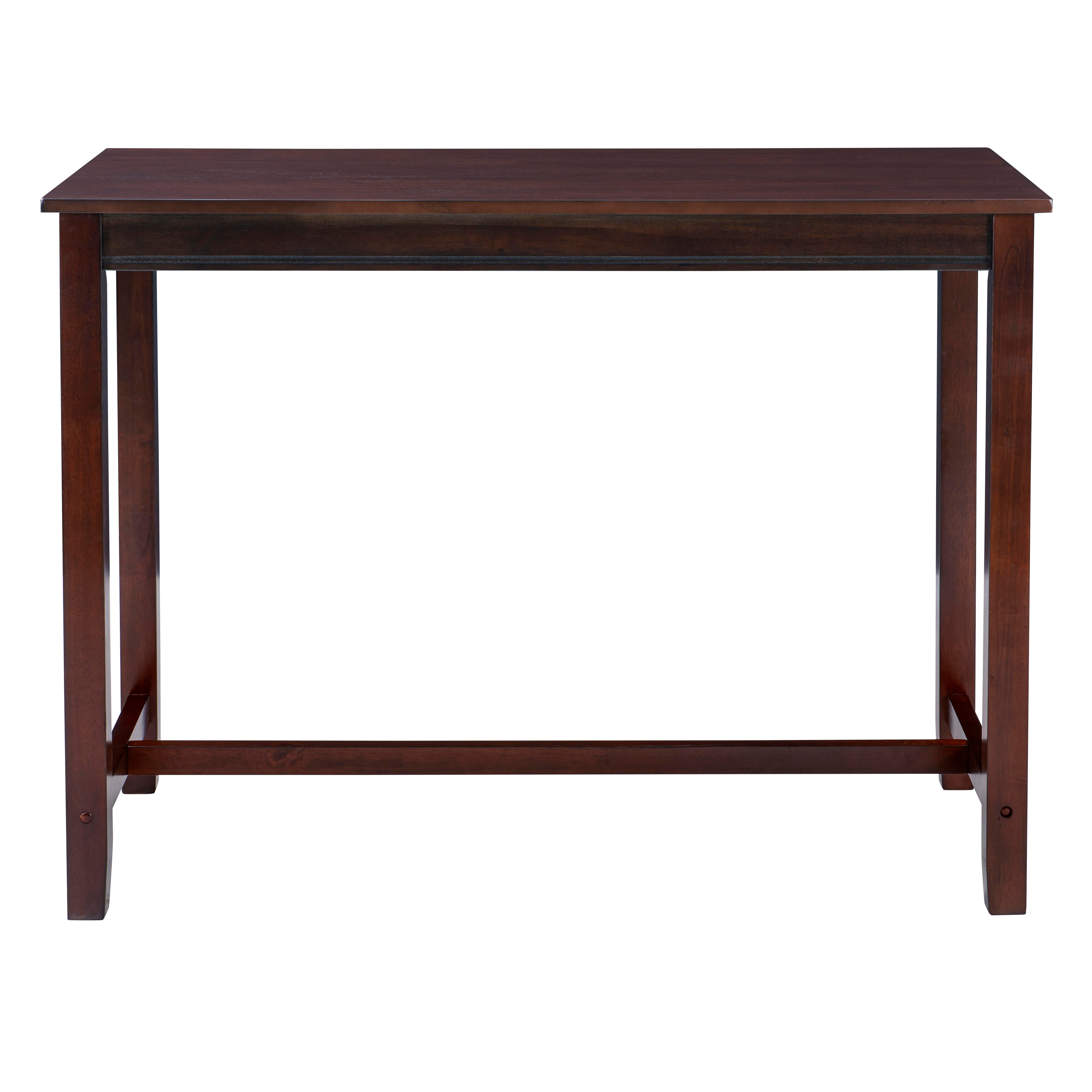 Linon Claridge Counter Height Pub Table, Espresso, large