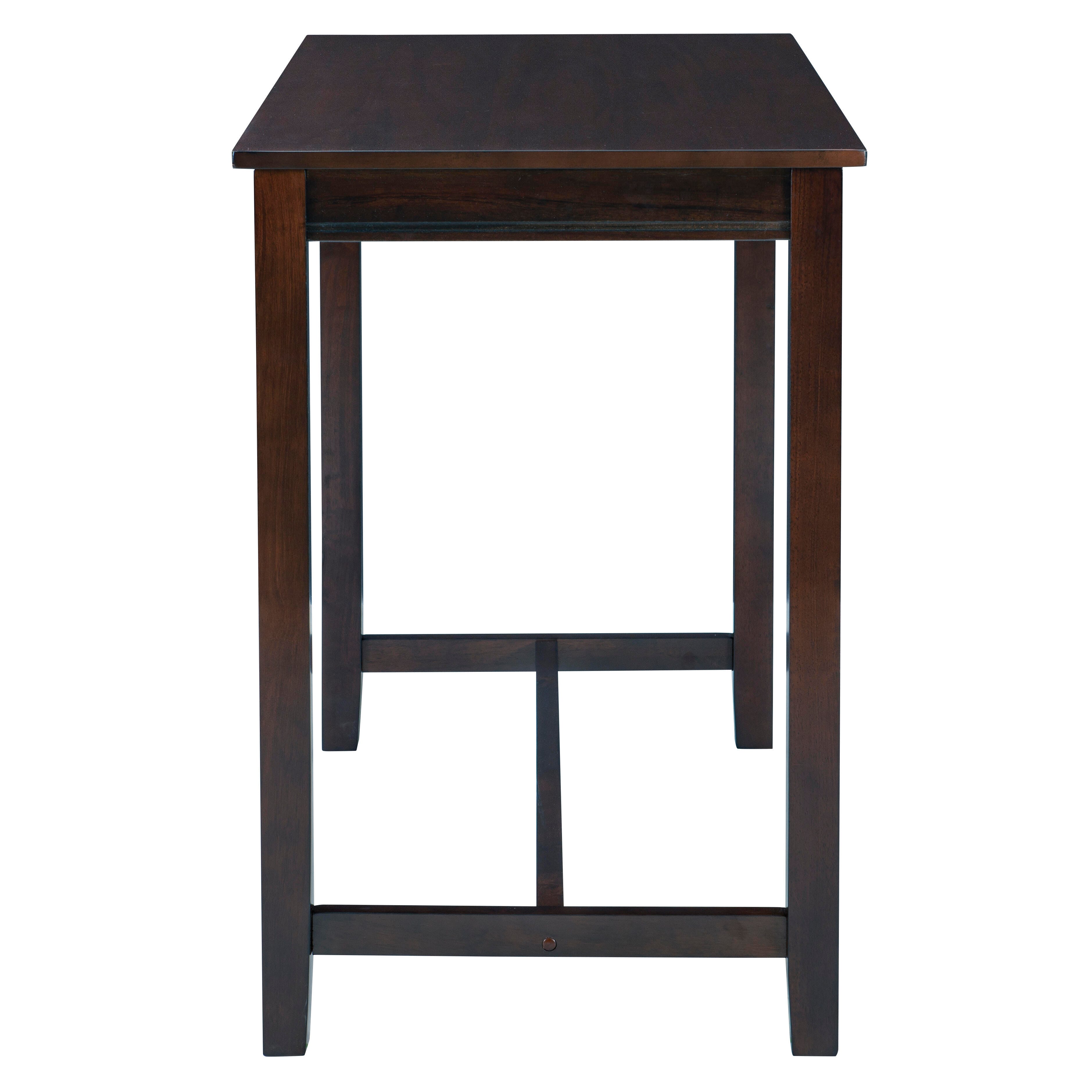 Linon Claridge Counter Height Pub Table, Espresso, large
