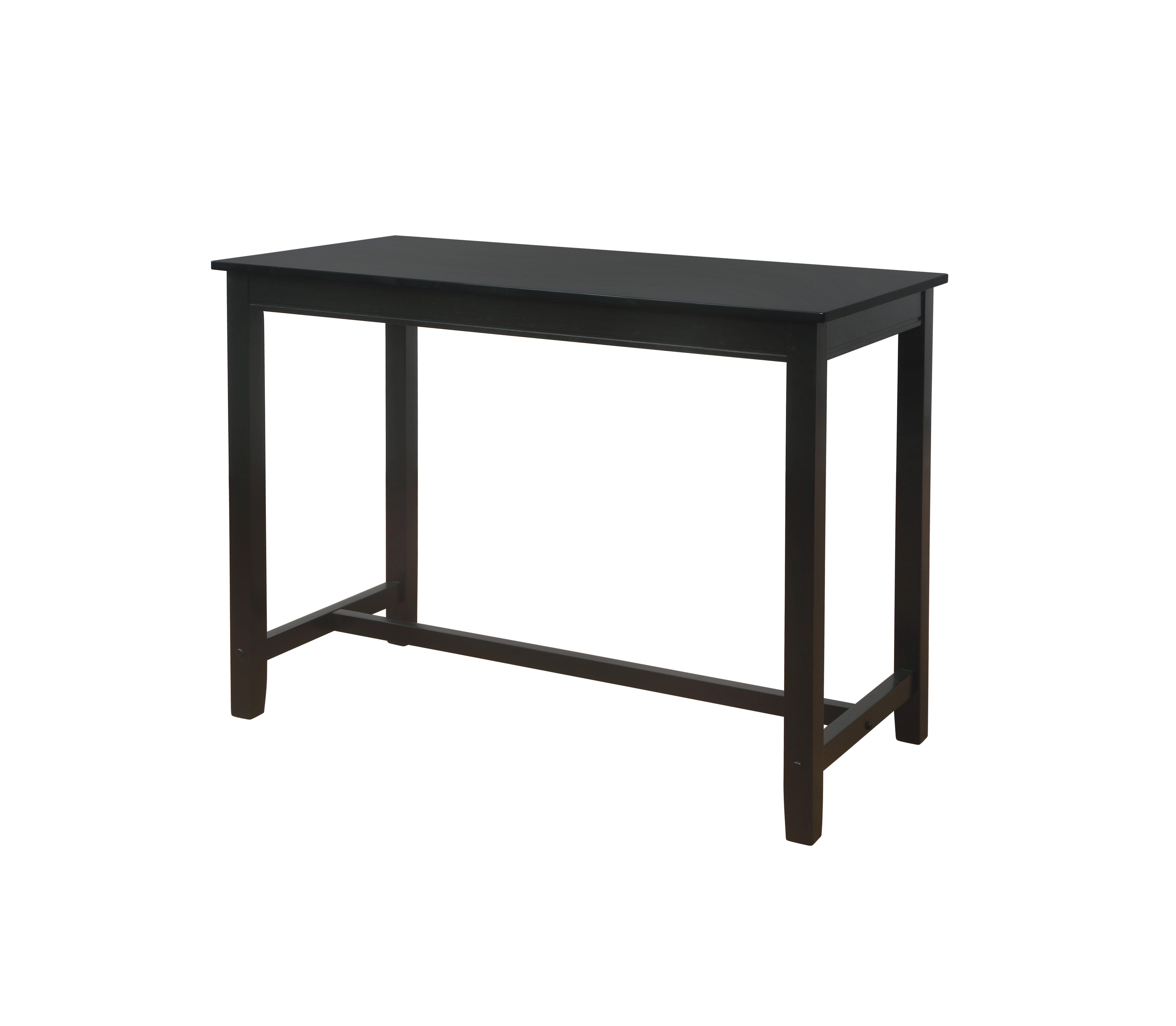 Linon Claridge Counter Height Pub Table, Black, large