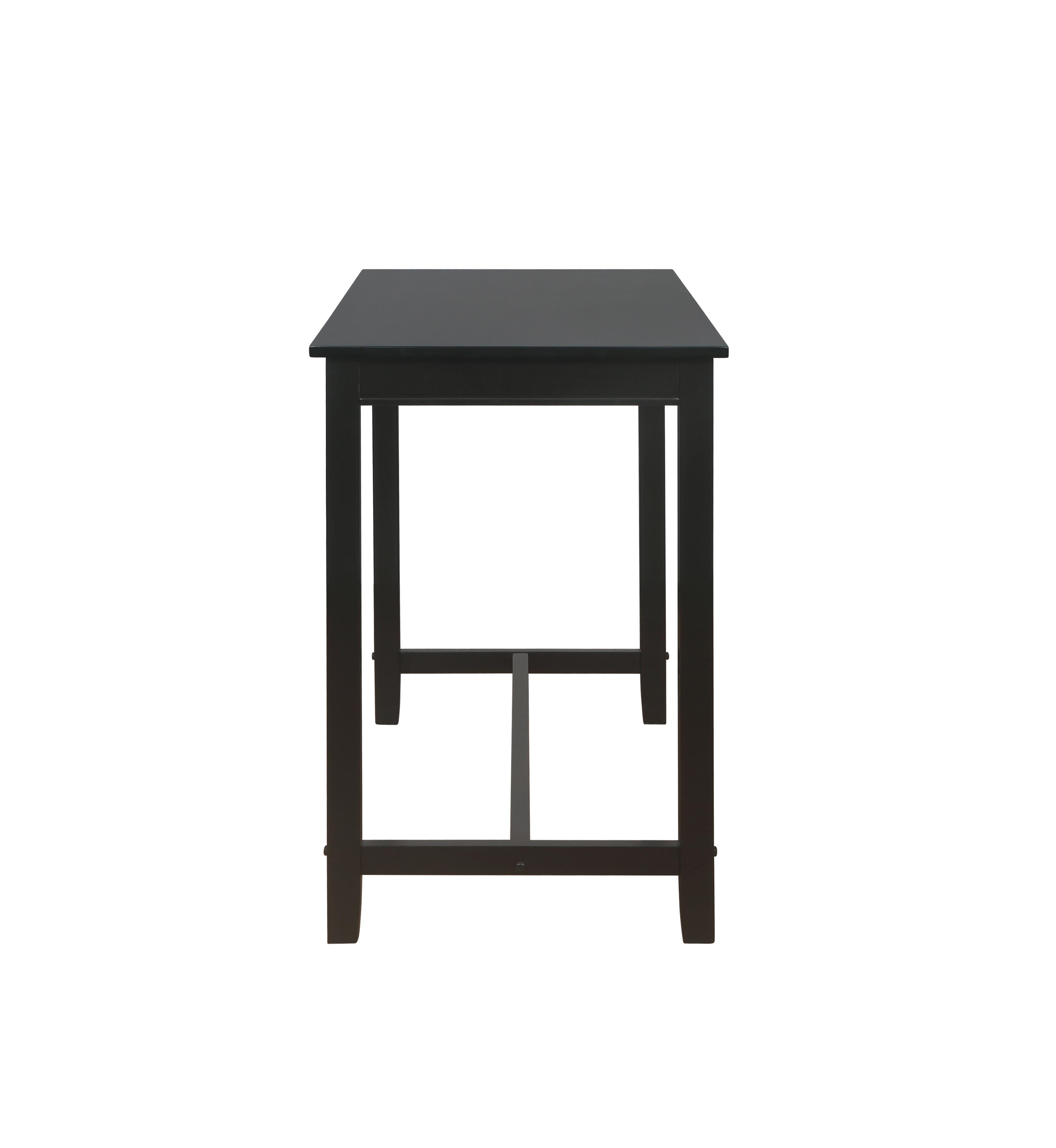 Linon Claridge Counter Height Pub Table, Black, large
