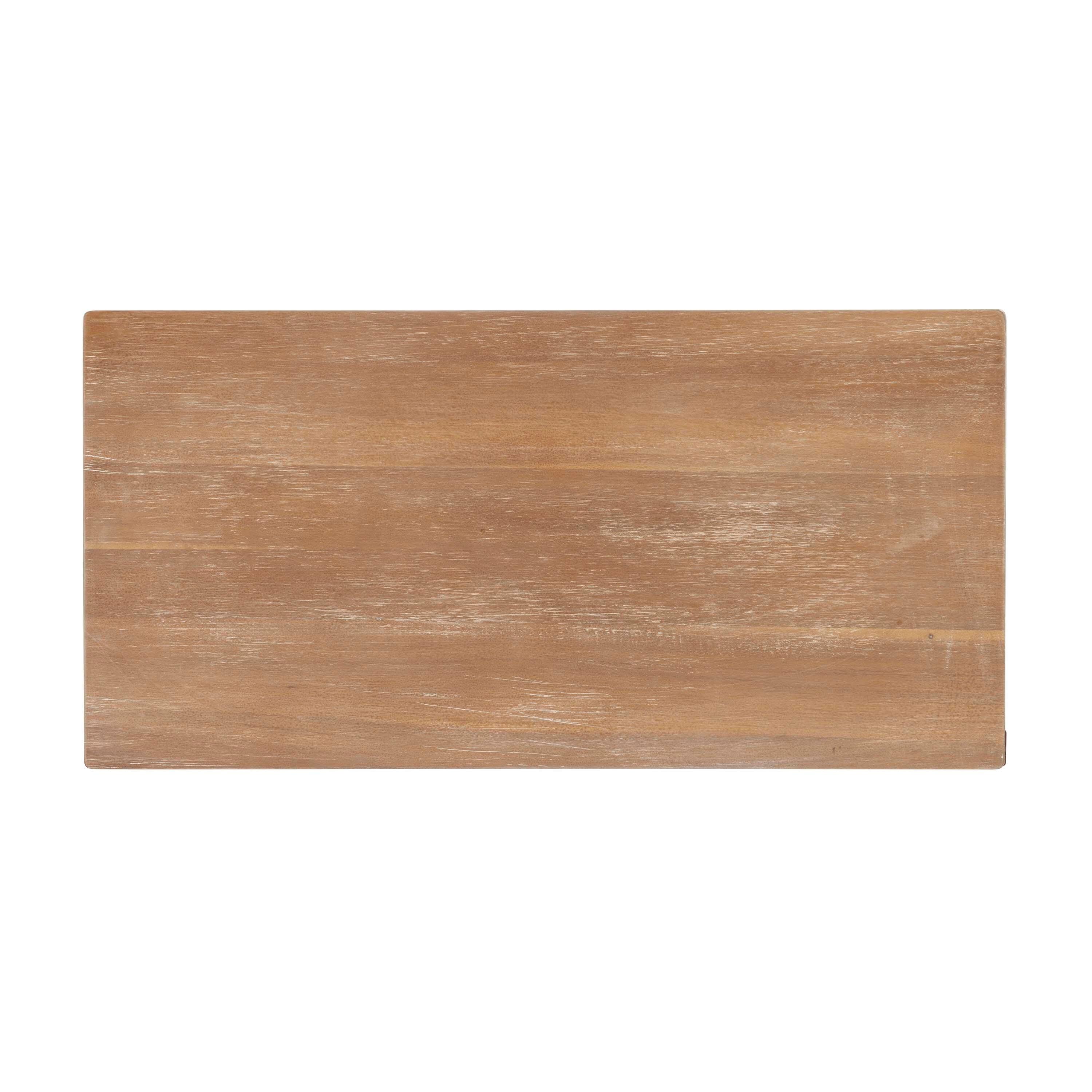 Linon Claridge Bar Height Pub Table, Natural, large