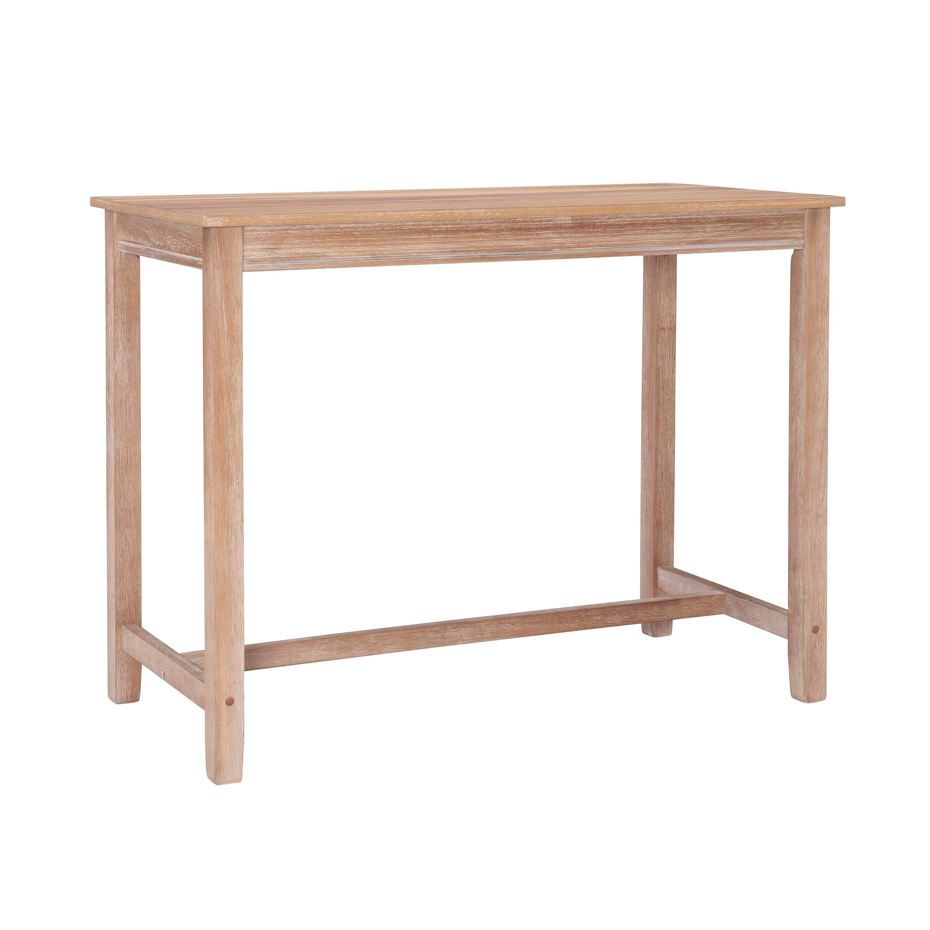 Linon Claridge Counter Height Pub Table, Natural, large
