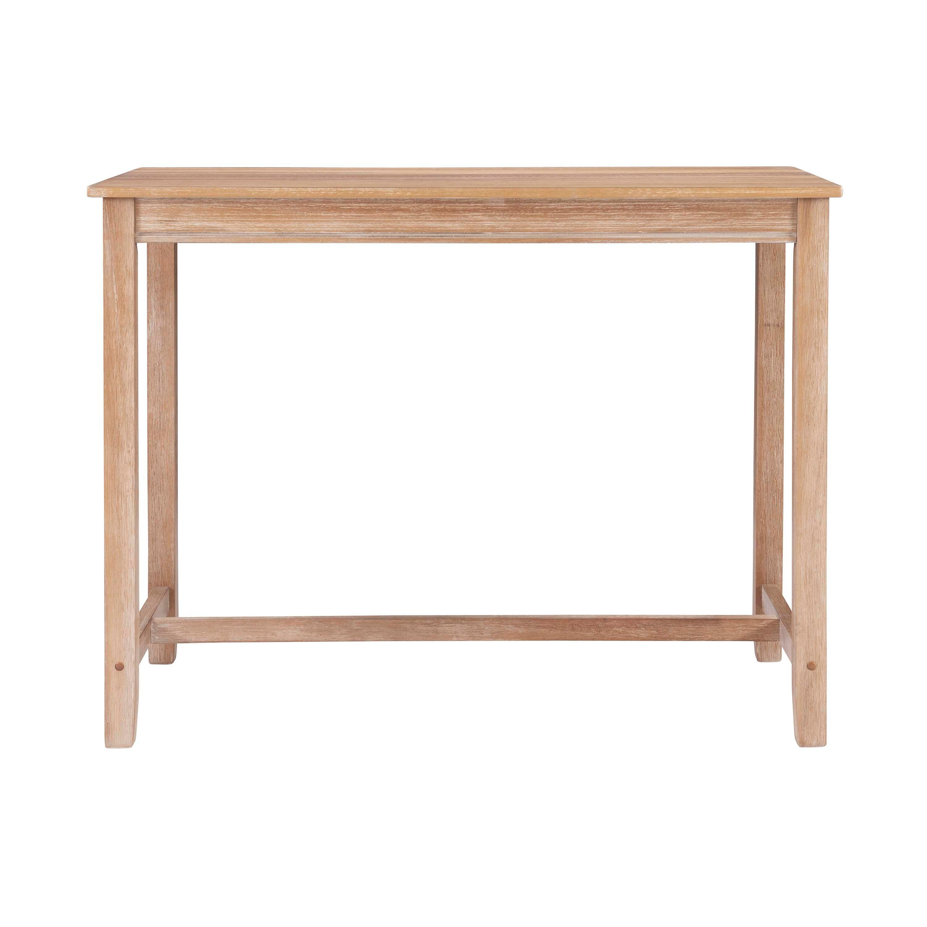 Linon Claridge Counter Height Pub Table, Natural, large