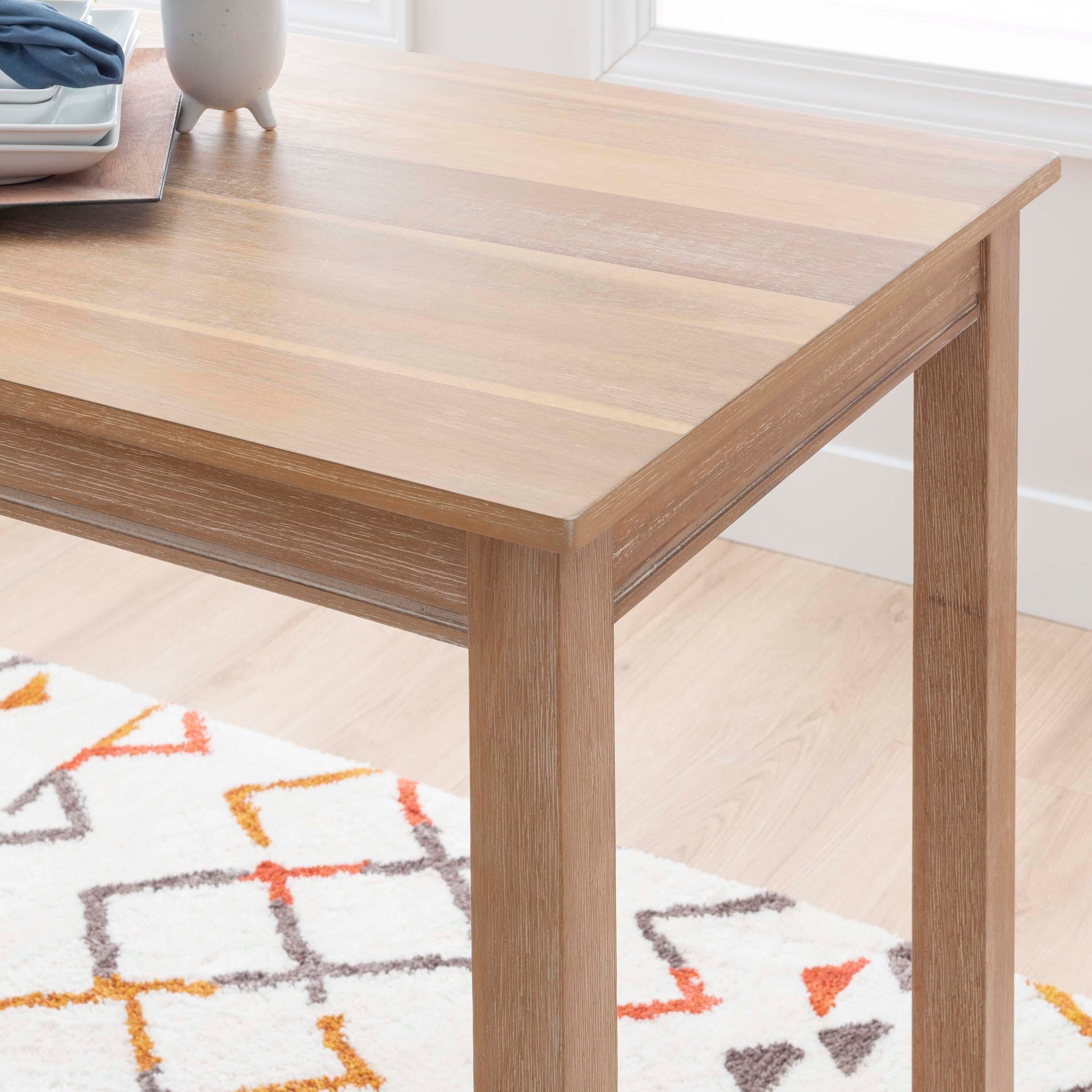 Linon Claridge Counter Height Pub Table, Natural, large