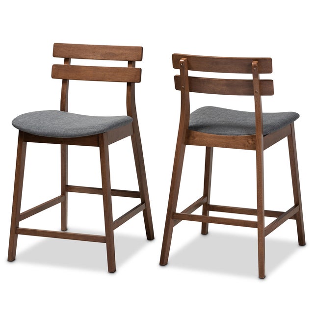 Upholstered 2-Piece Counter Stool Set
