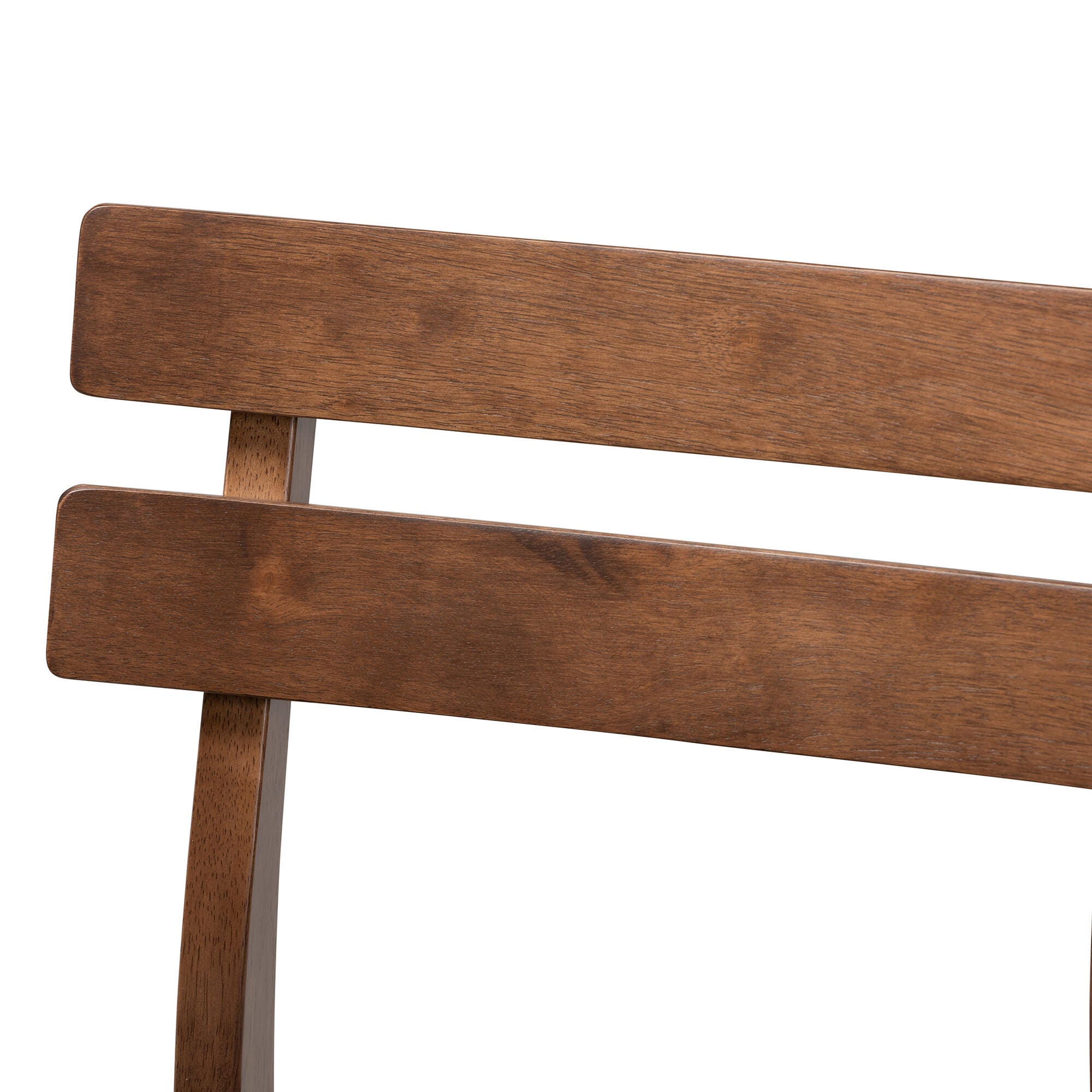 Larine Dark Gray Fabric Upholstered Walnut Finished 2-Piece Wood Counter Stool Set, Dark Gray, large