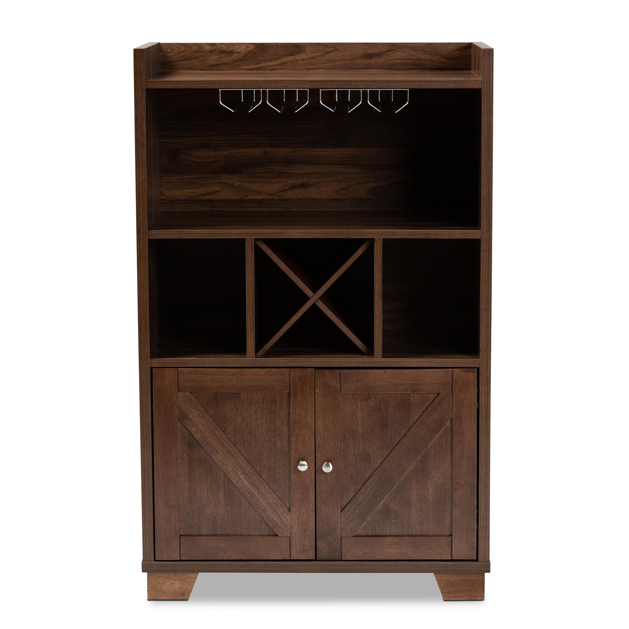 Baxton Studio Carrie Wine Storage Cabinet - Thumbnail 5