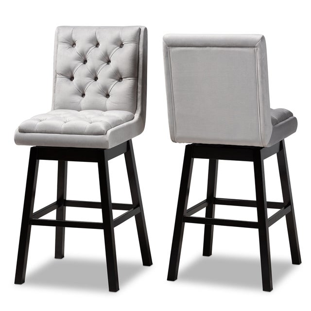 Baxton Studio Gregory Bar Stool (Set of 2)