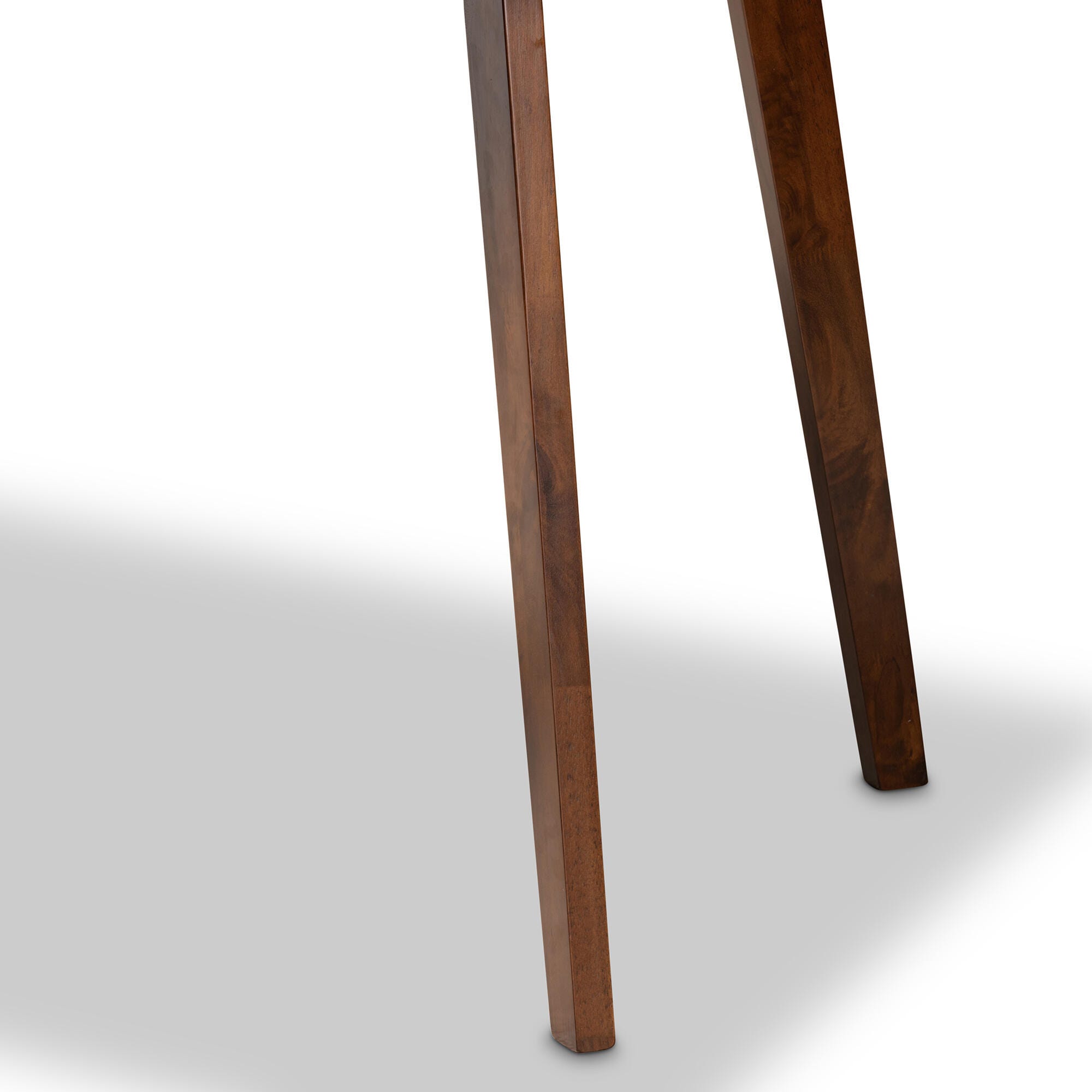 Britte Transitional Walnut Brown Finished Rectangular Wood Dining Table, , large