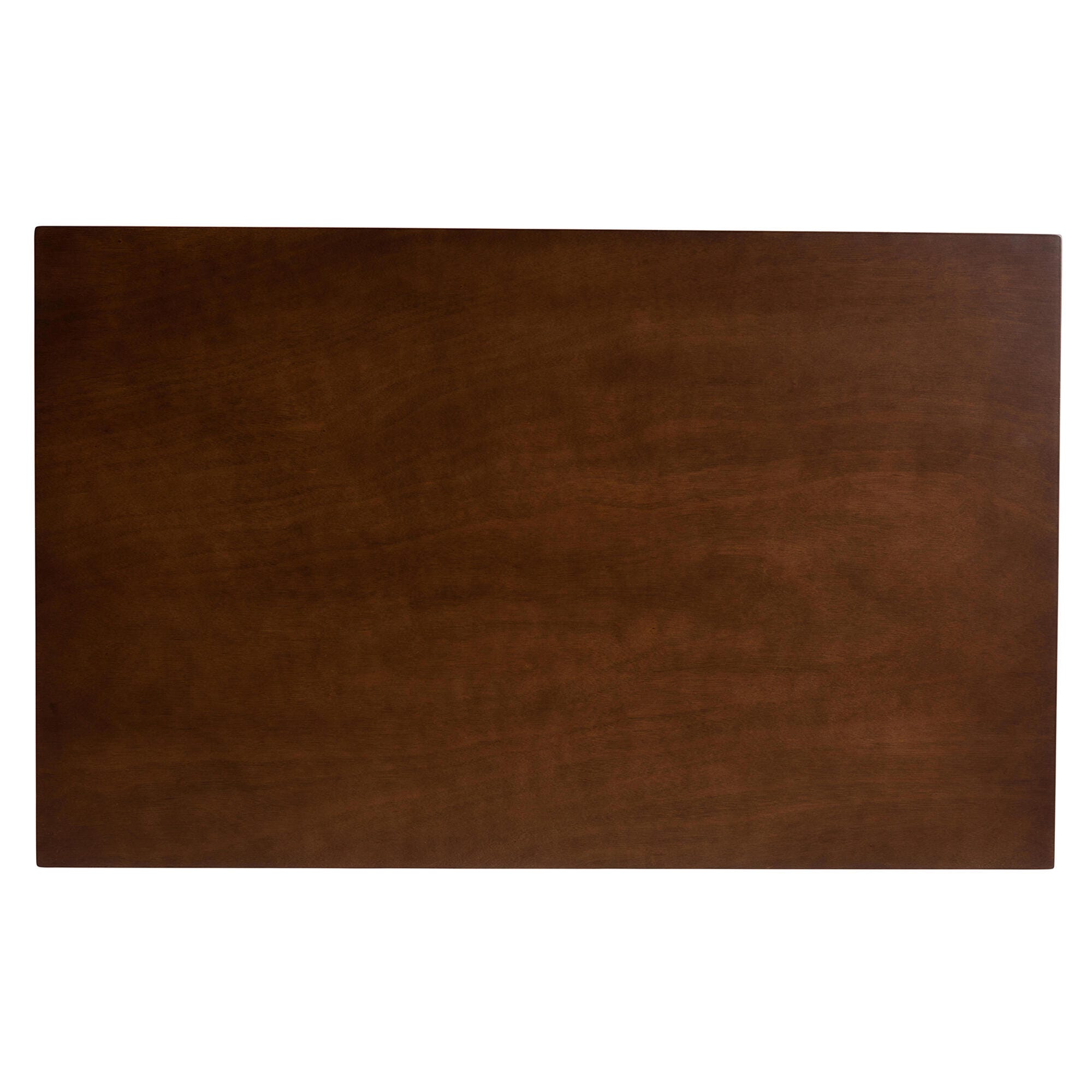 Britte Transitional Walnut Brown Finished Rectangular Wood Dining Table, , large