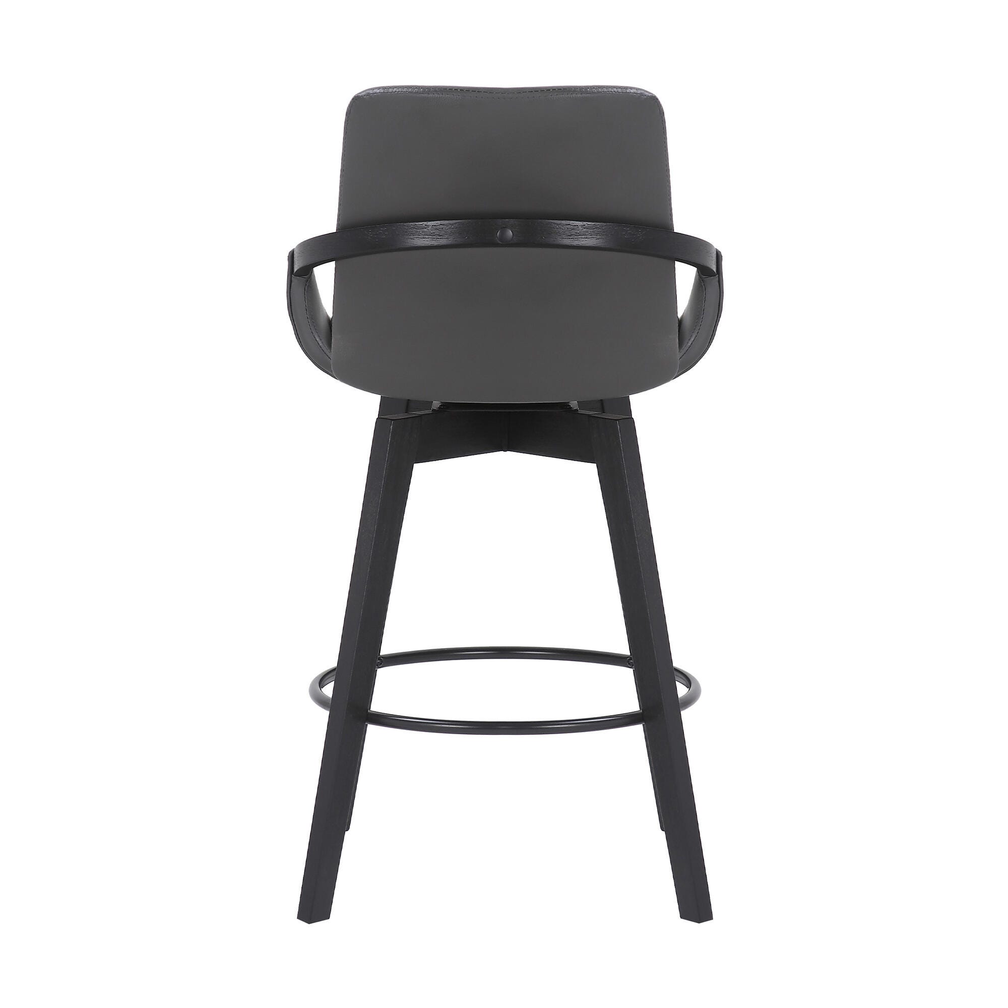 Baylor Baylor Barstool, Gray/Black, large