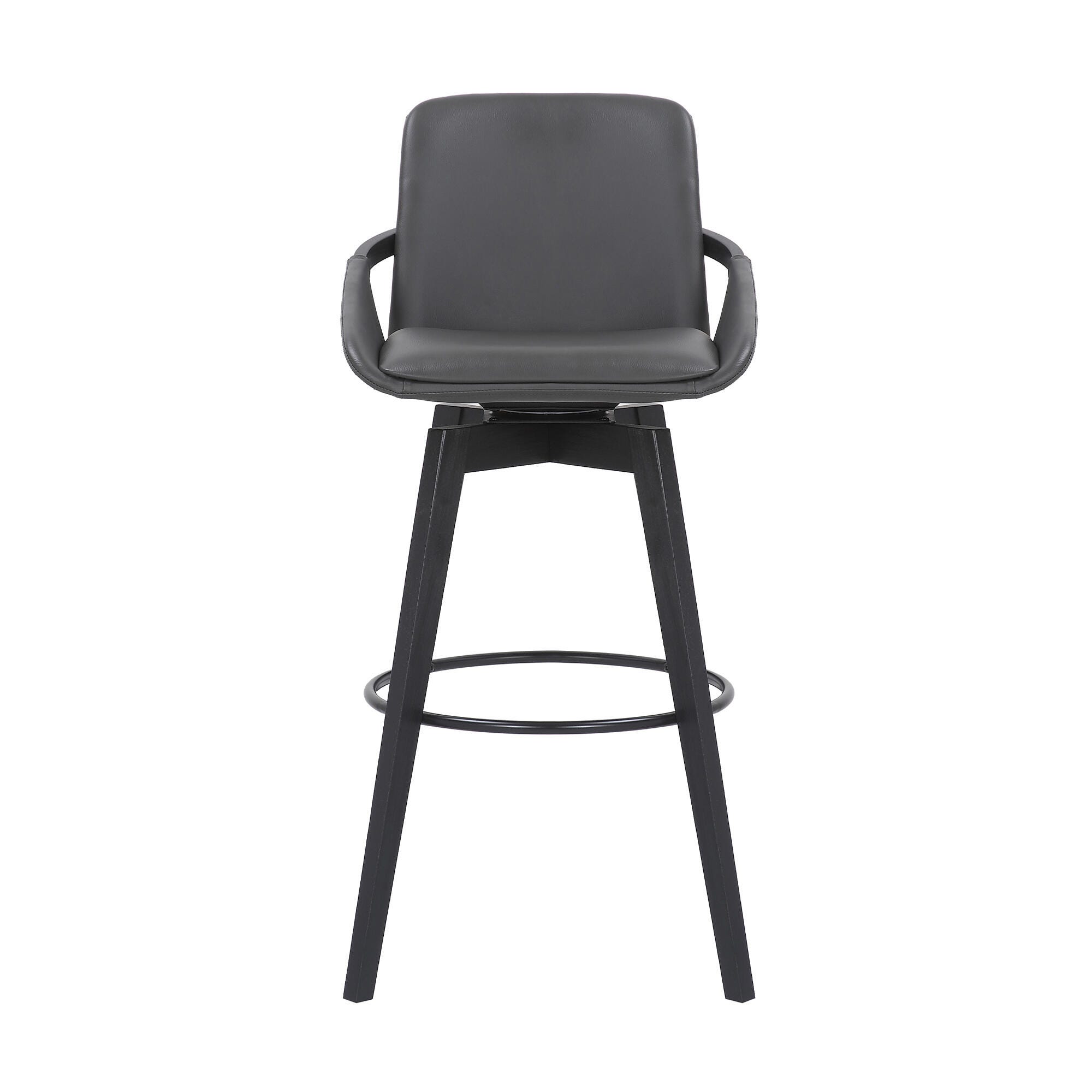 Baylor Baylor Barstool, Gray/Black, large