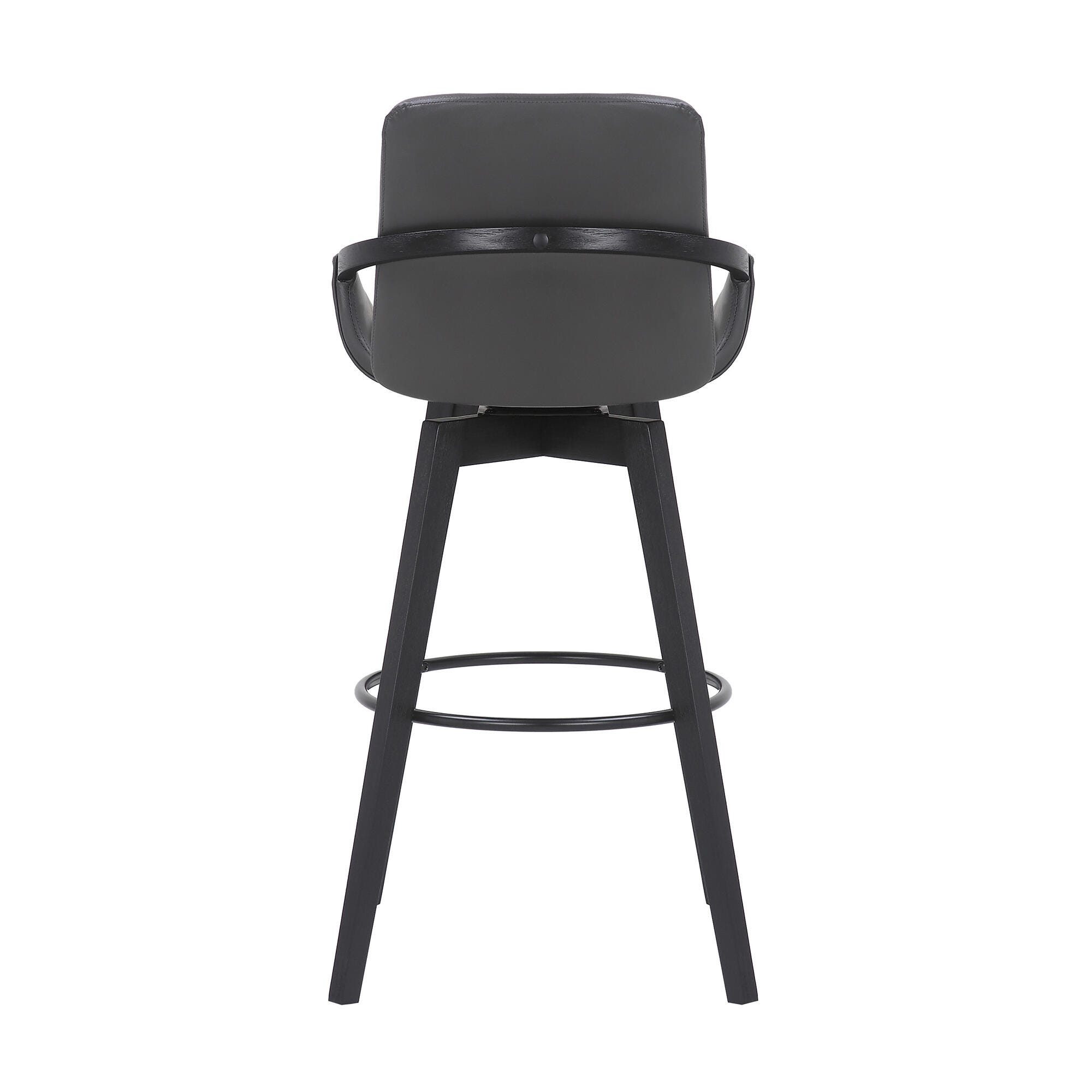 Baylor Baylor Barstool, Gray/Black, large