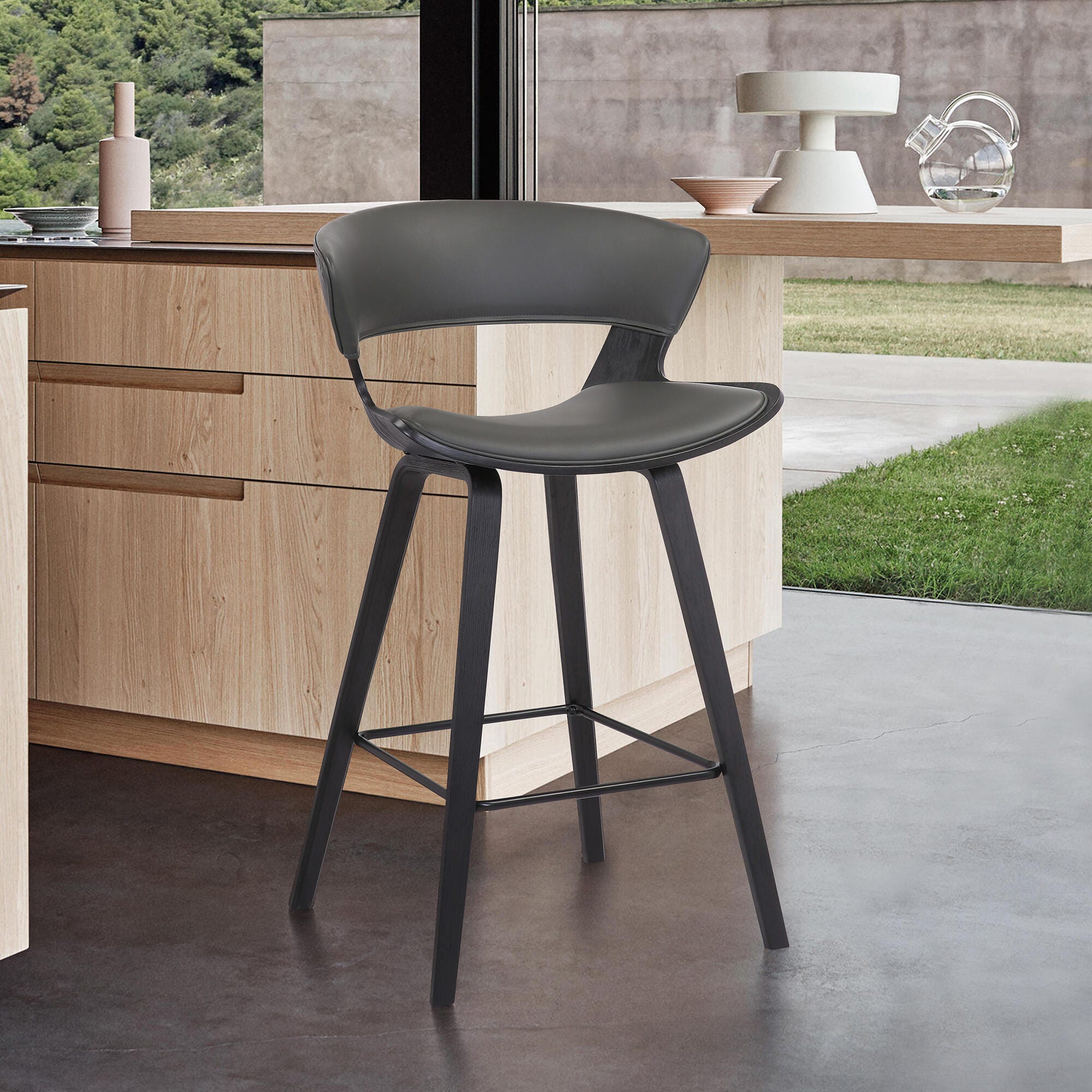 Jagger Jagger Barstool, Gray, rollover