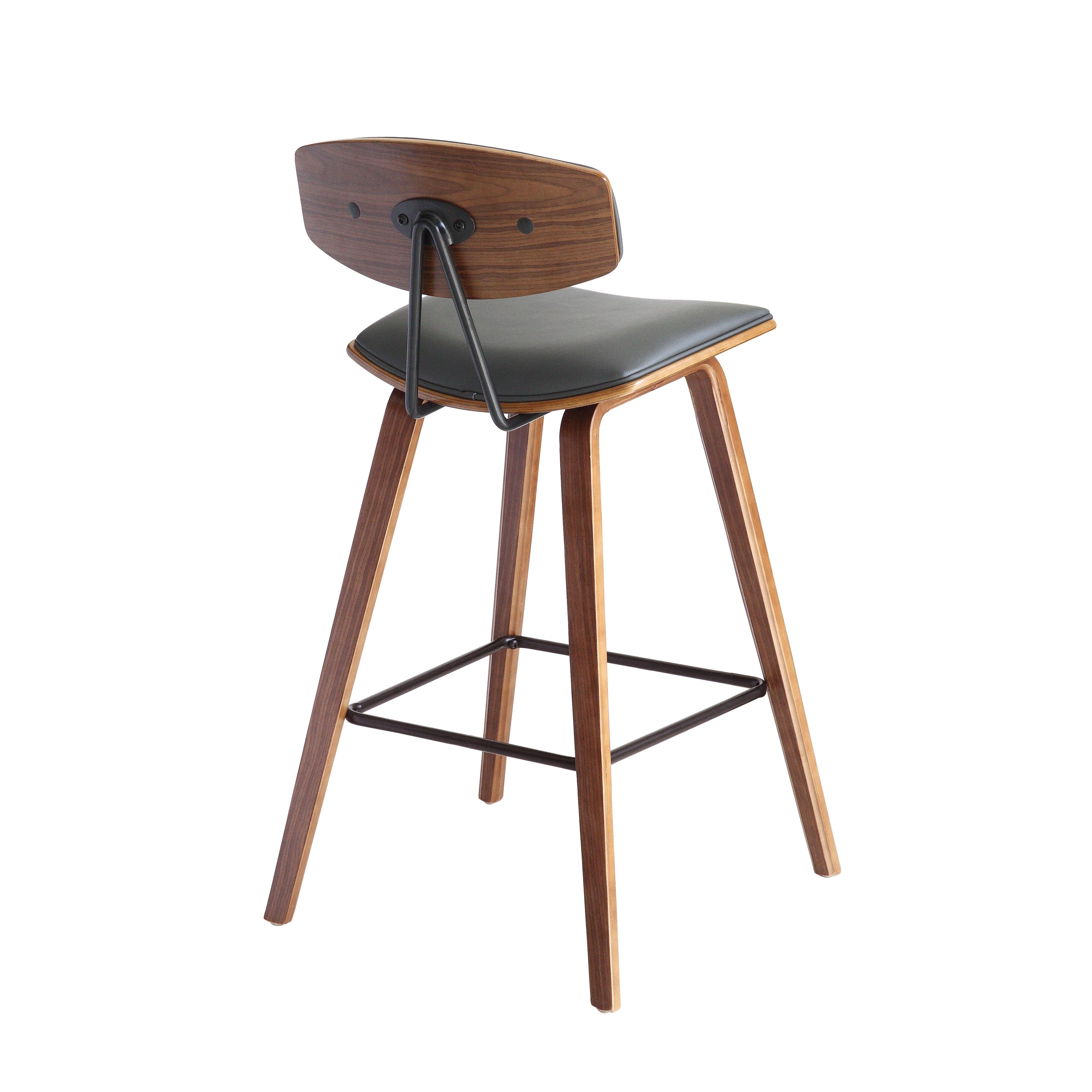 Fox Fox Barstool, Gray, large